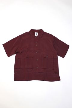 [ラスト1点] DRUG DELLAR SHIRTS | BURGUNDY | シャツ