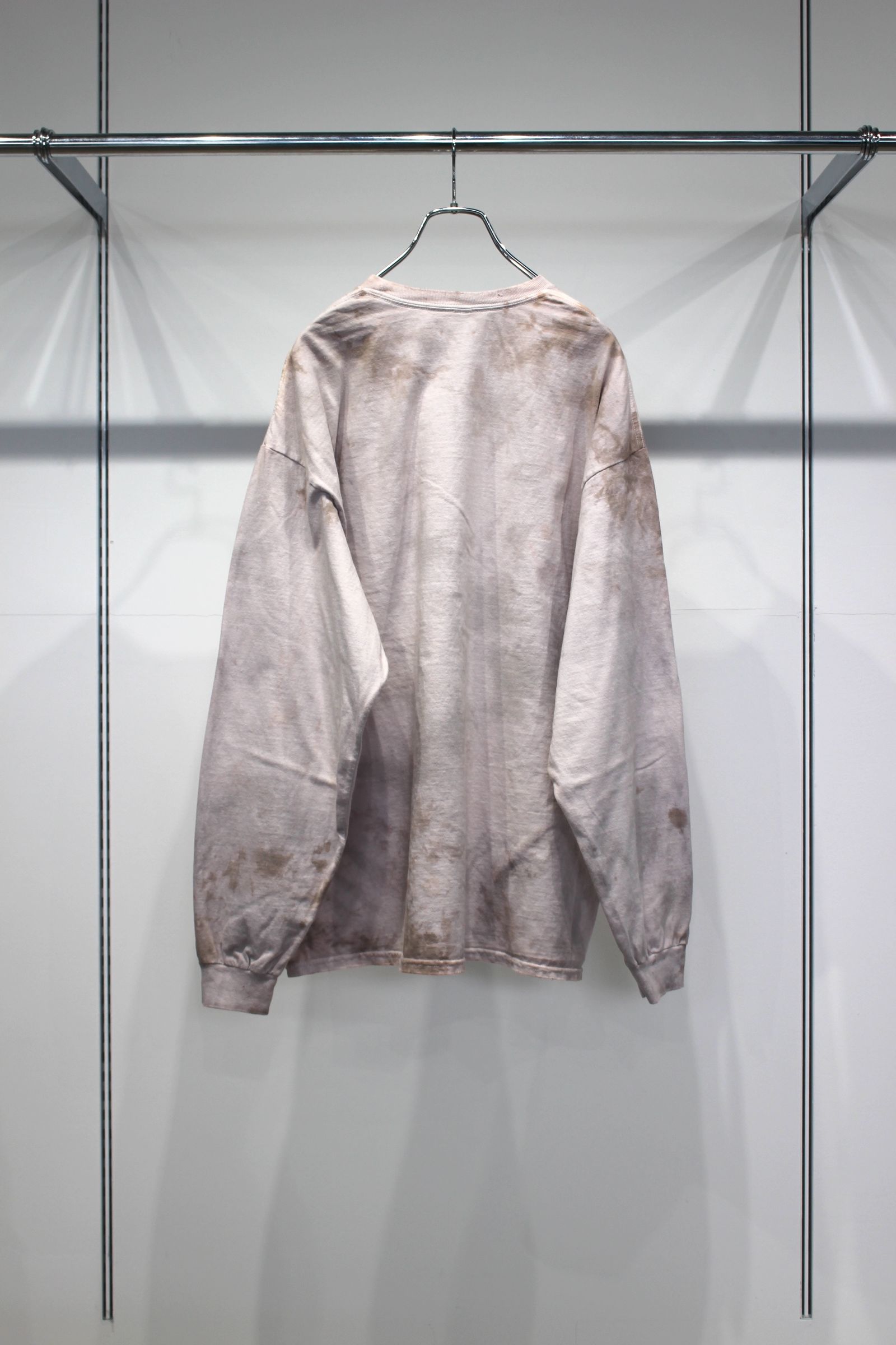 [ラスト1点] UNEVENNESS CATS AND DOGS LS | BLACK | カットソー