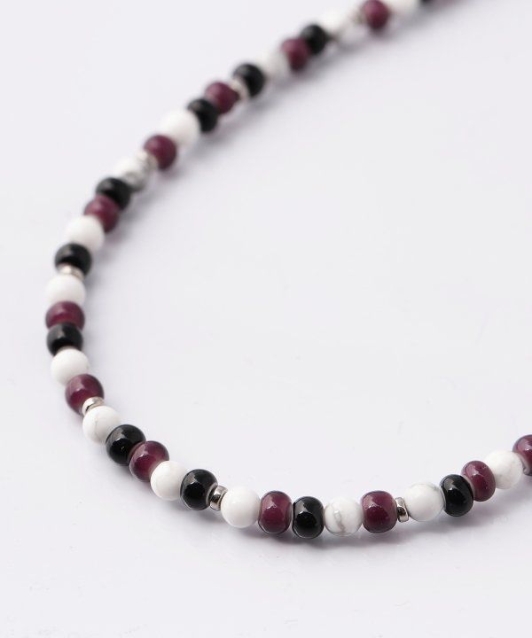 SWITCHING BEADS NECKLACE | WHITE WINE | ネックレス