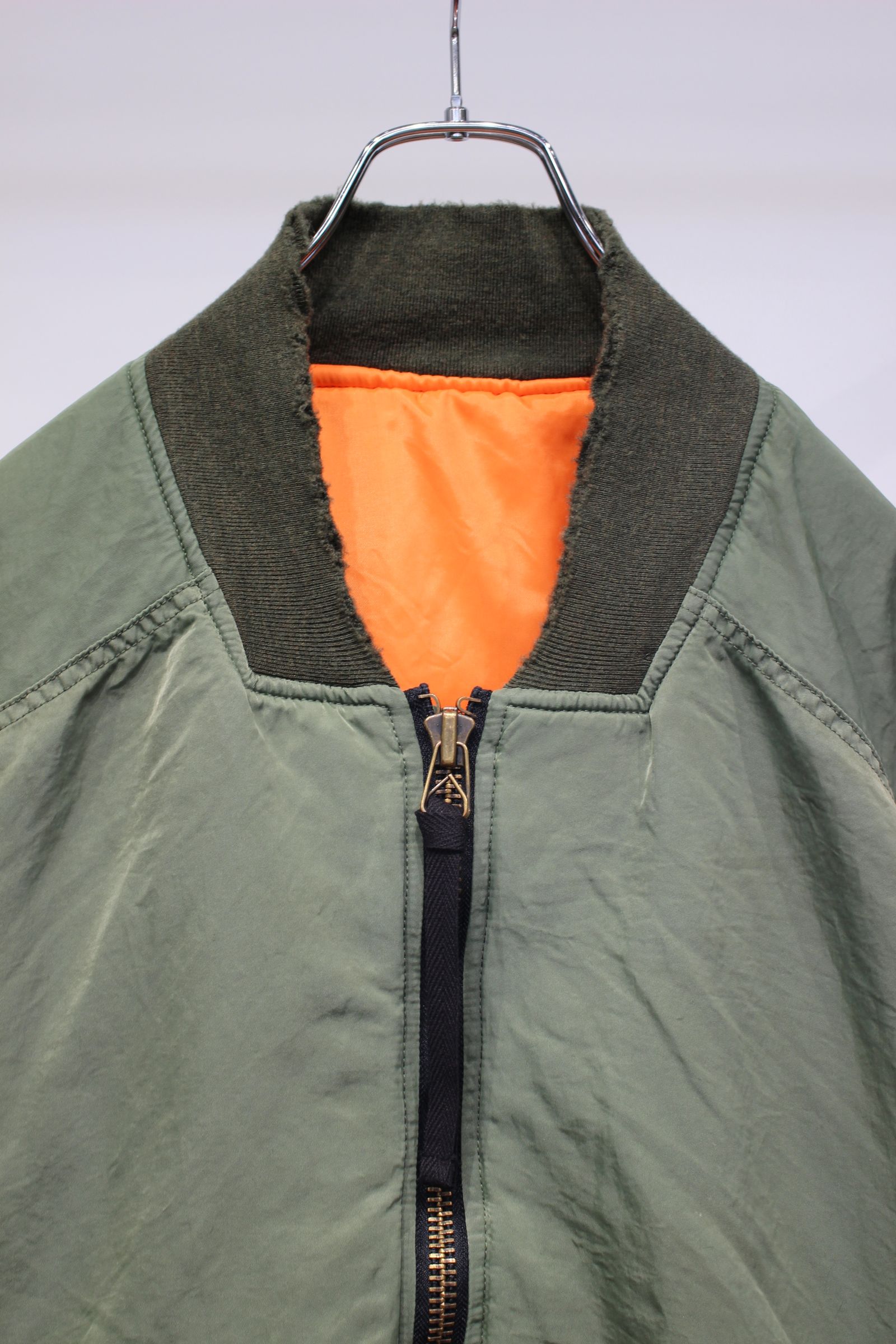 AGING BOMBER JACKET | KHAKI | ボンバージャケット