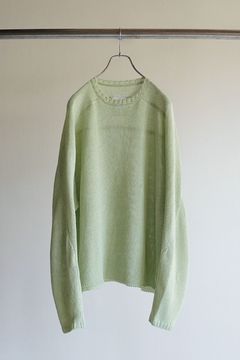 FOOTBALL LINEN KNIT | MINT | ニット
