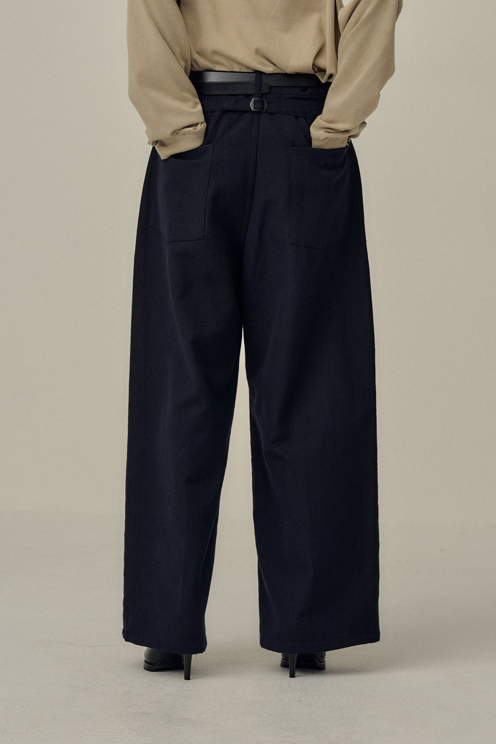 W/S BAKER PANTS | BLACK | ベーカーパンツ