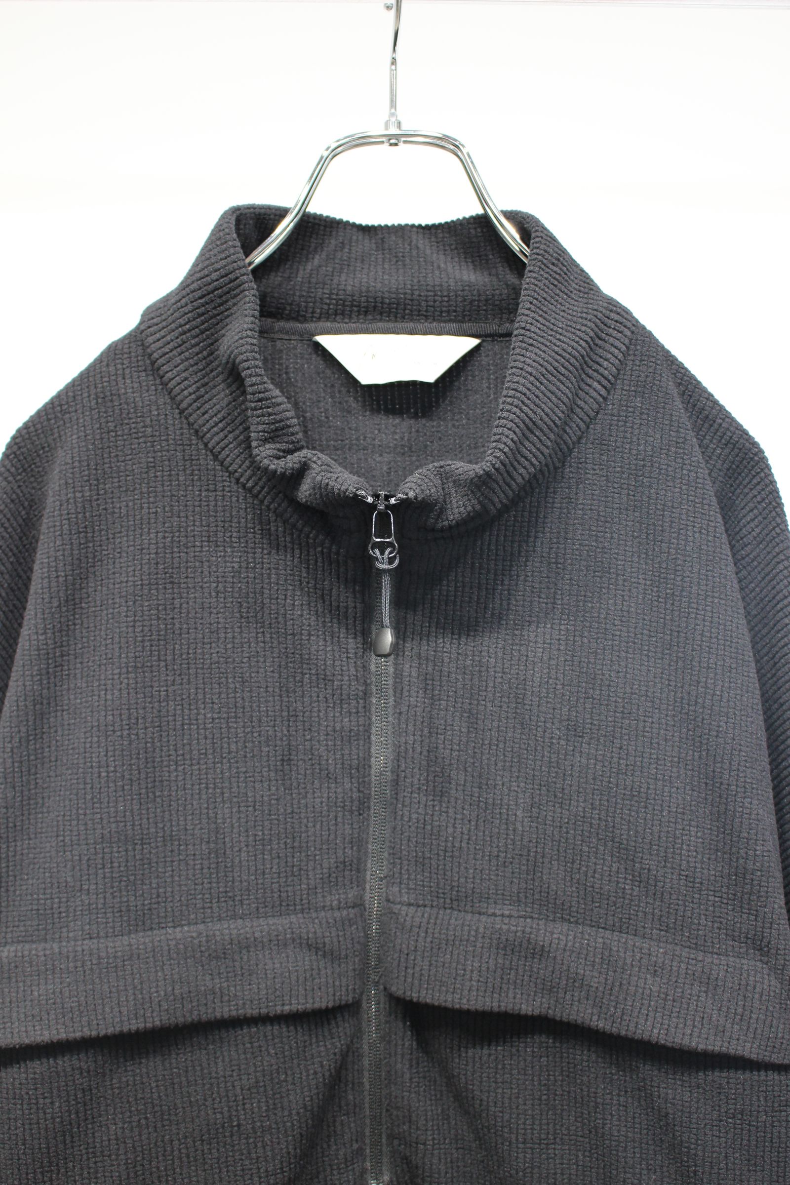 KIMONO ZIP FLEECE | BLACK | フリース