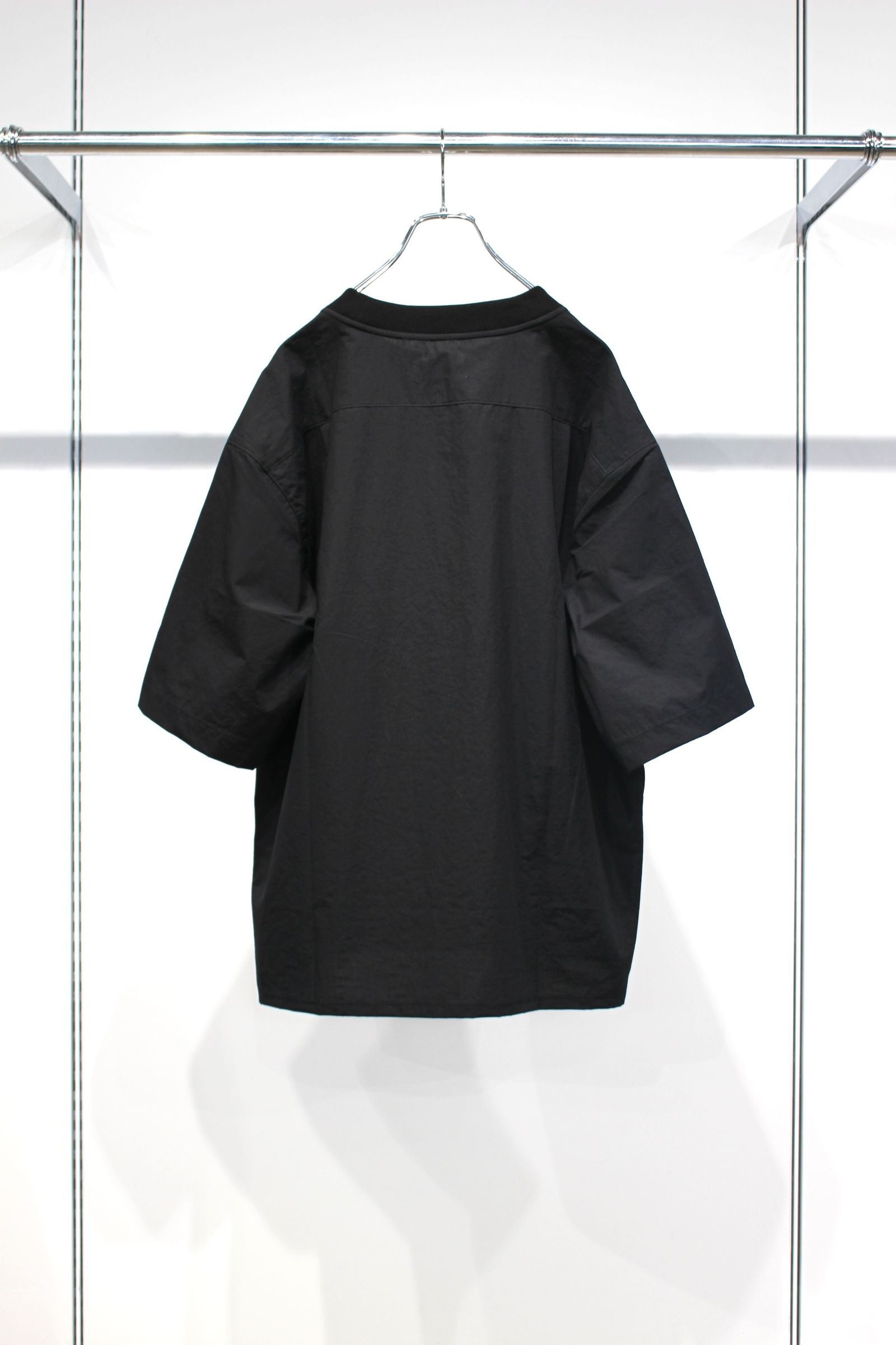 ORGANIC COTTON/LINEN TEE | BLACK | カットソー
