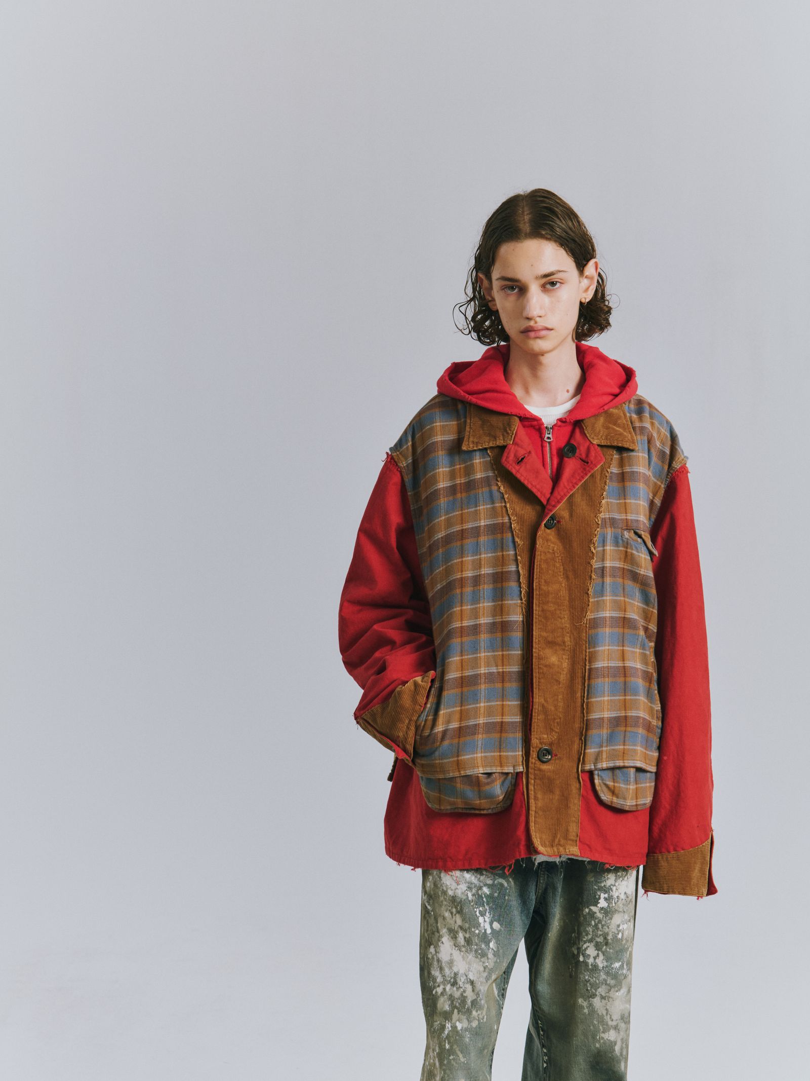 REVERSIBLE WORK JACKET | RED | リバーシブルジャケット