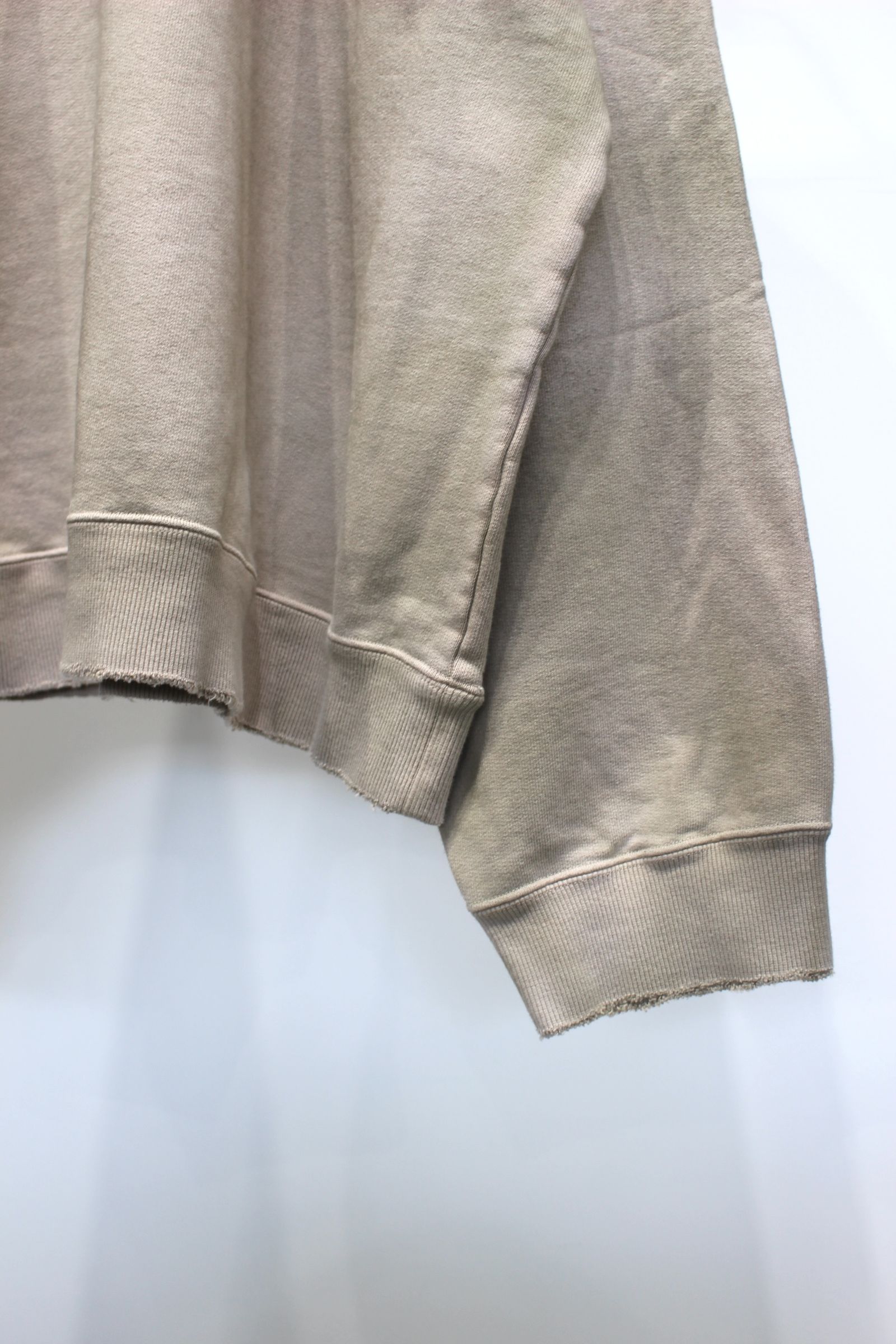UNEVENNESS SWEAT SHIRT | SAND | スウェット