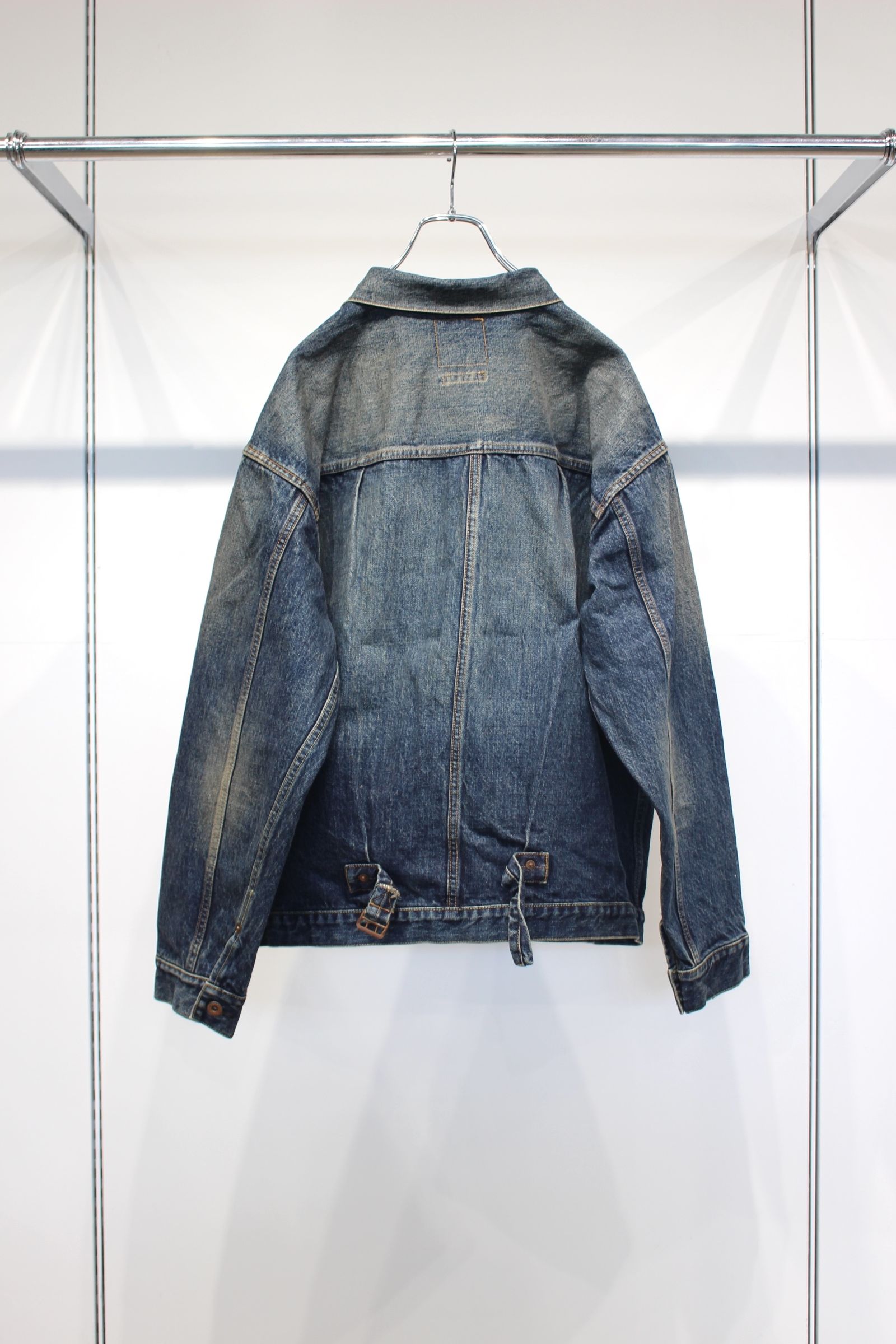 CLASSIC HEAVY KIBATA SHUTTLE HYPER BIG WWII "1ST" DENIM JACKET | C.NAVY | デニムジャケット