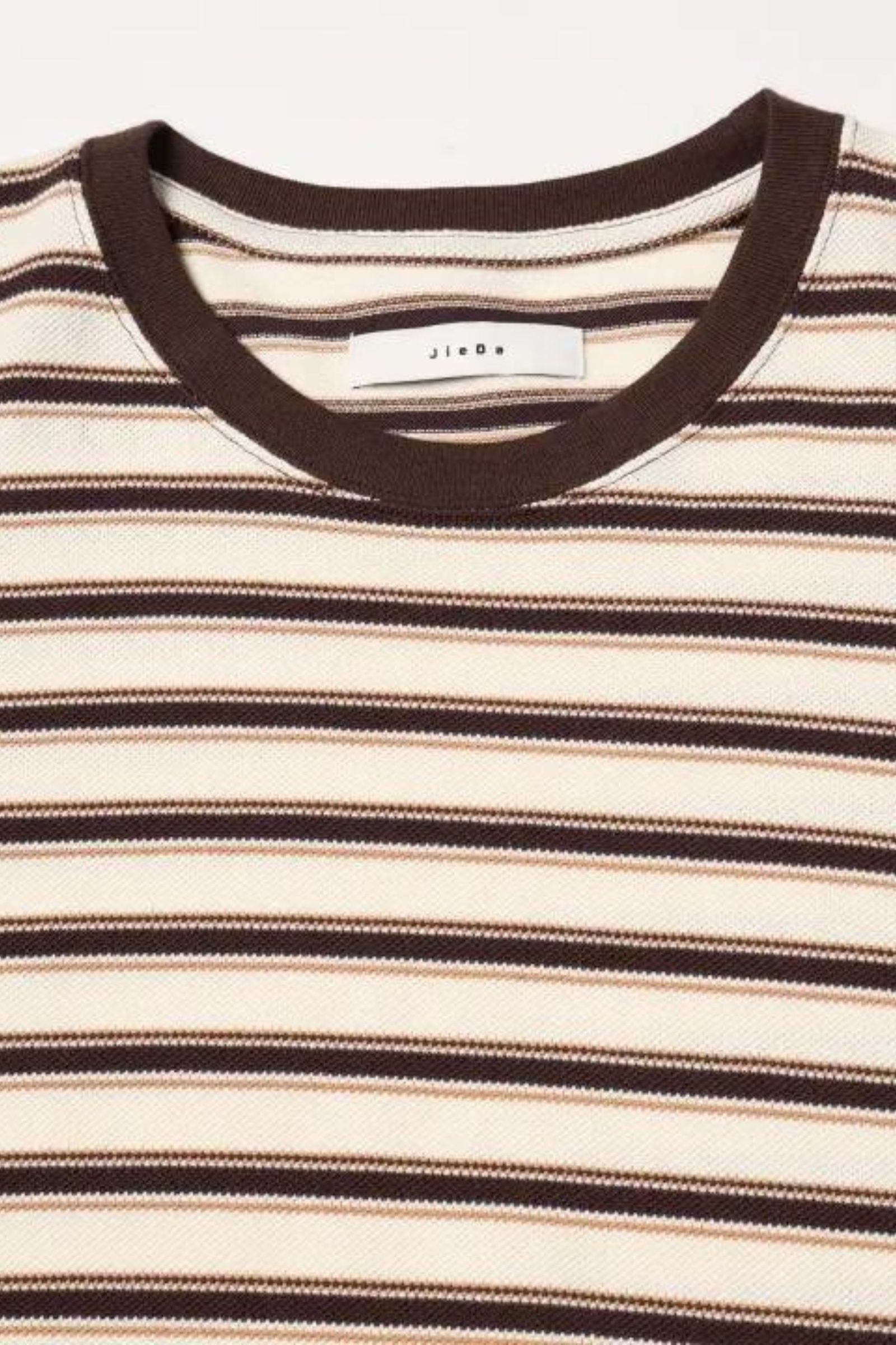 KANOKO BORDER BIG TEE | BEIGE | Tシャツ