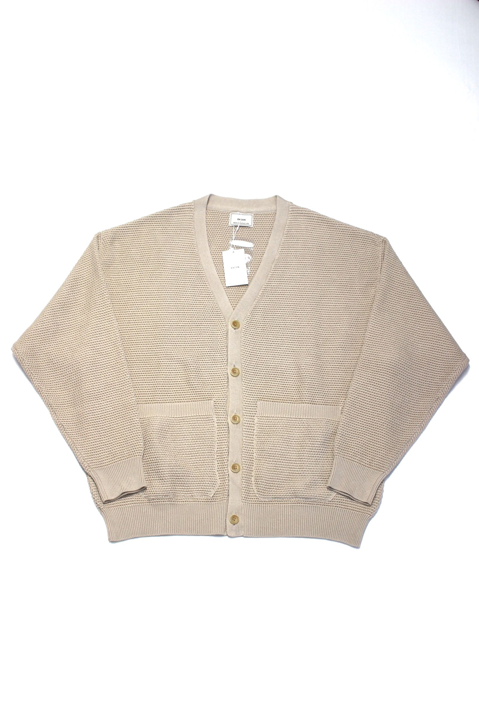 EVCON - COTTON KNIT CARDIGAN/コットンニットカーディガン | NapsNote