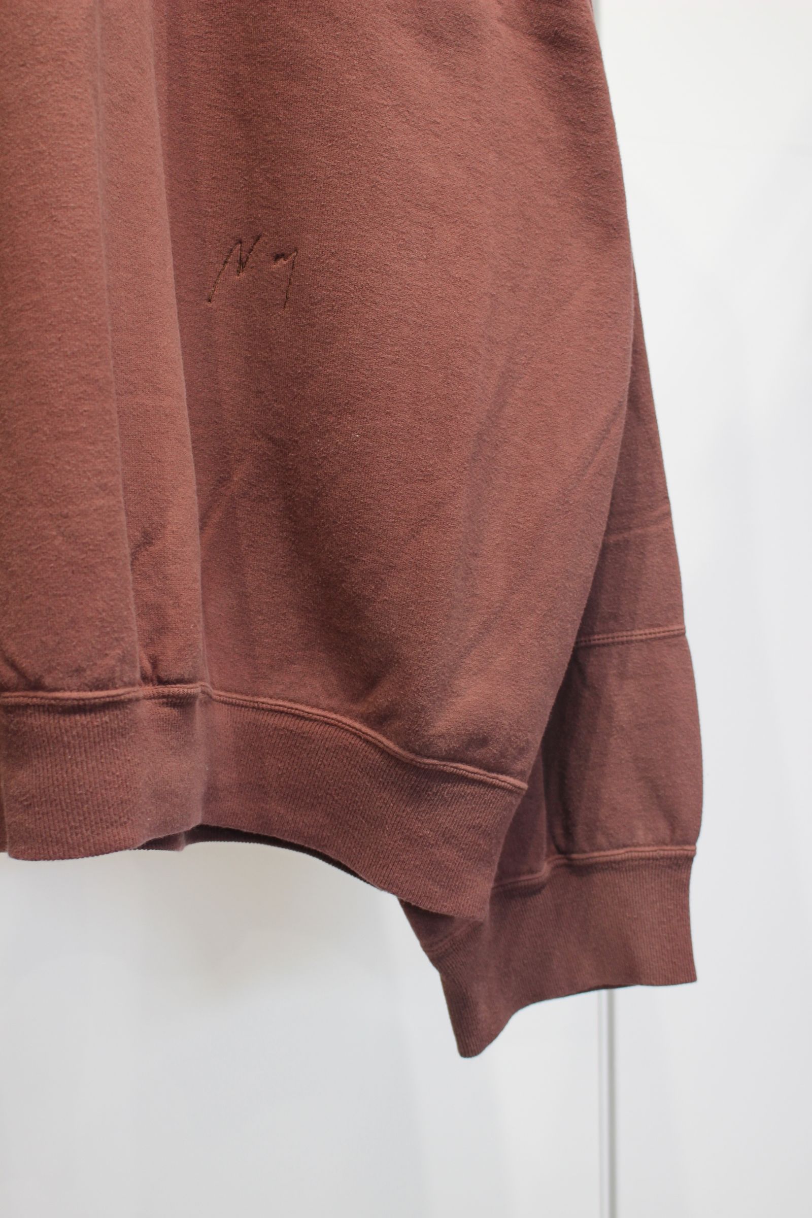 FLEECE-LINED SWEAT SHIRT | MARRON | スウェット