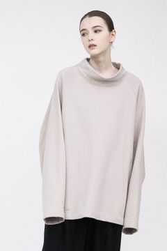 Pile Shape Knitted Sweat (Hi-neck)/ハイネックスウェット