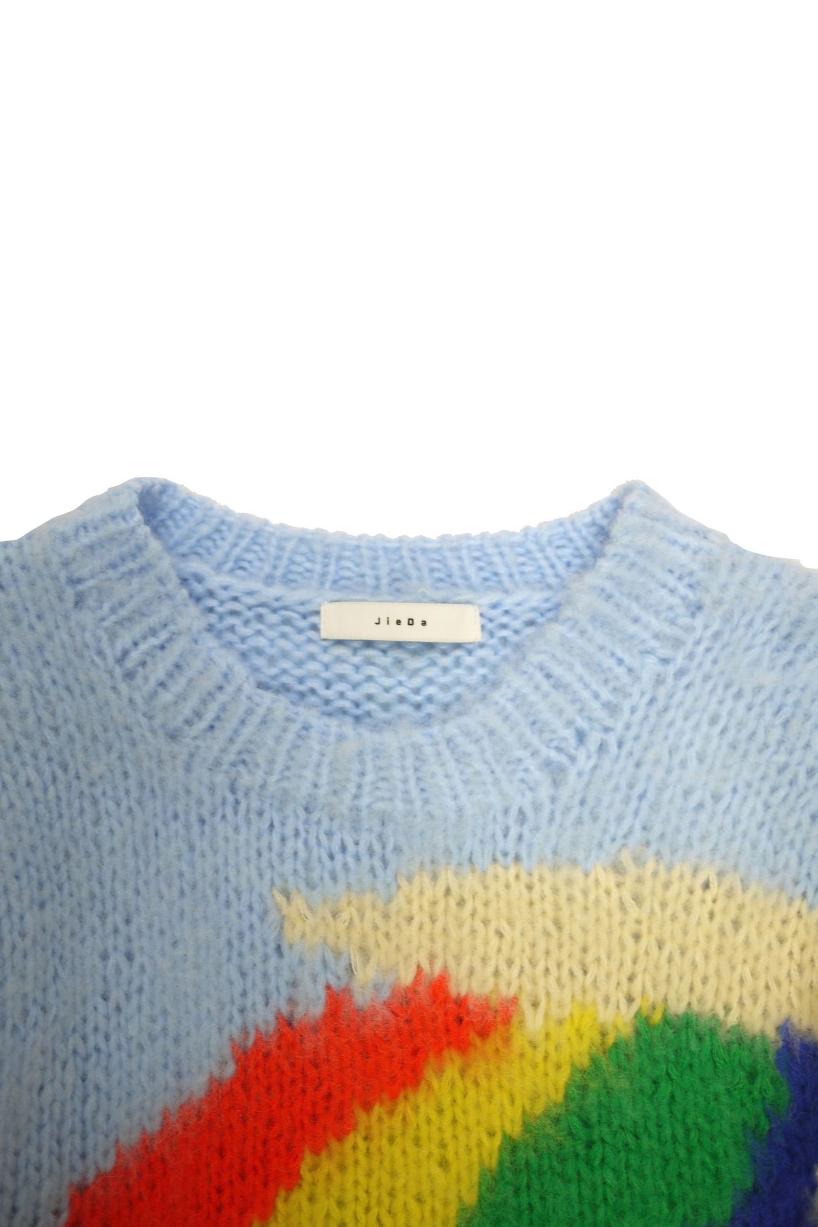 JieDa - MOHAIR RAINBOW KNIT/SAX | NapsNote