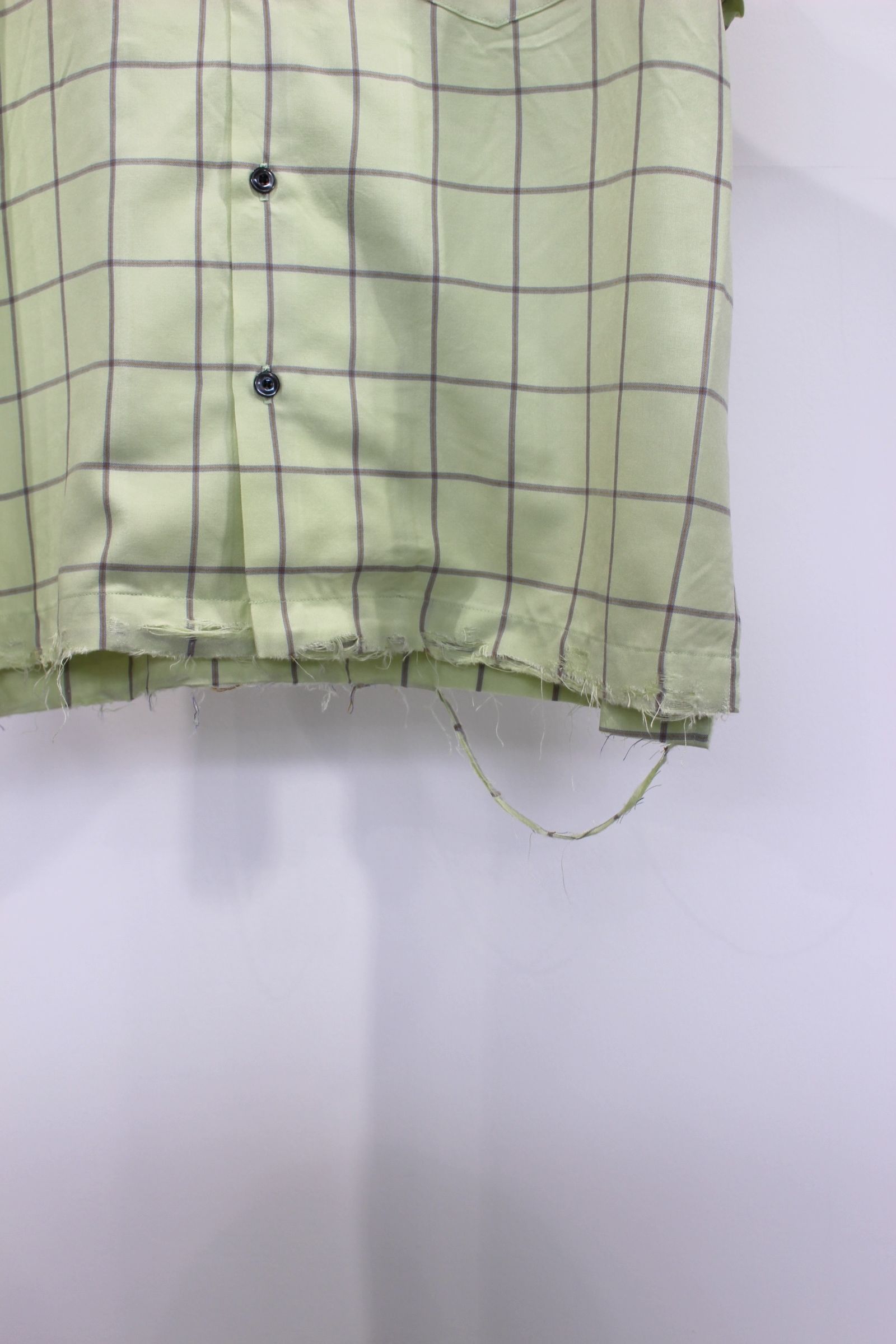 トップス ANCELLM RAYON CHECK OPEN COLLAR SS SHIRT qhsHdCbj4T7U.jpg?width=768