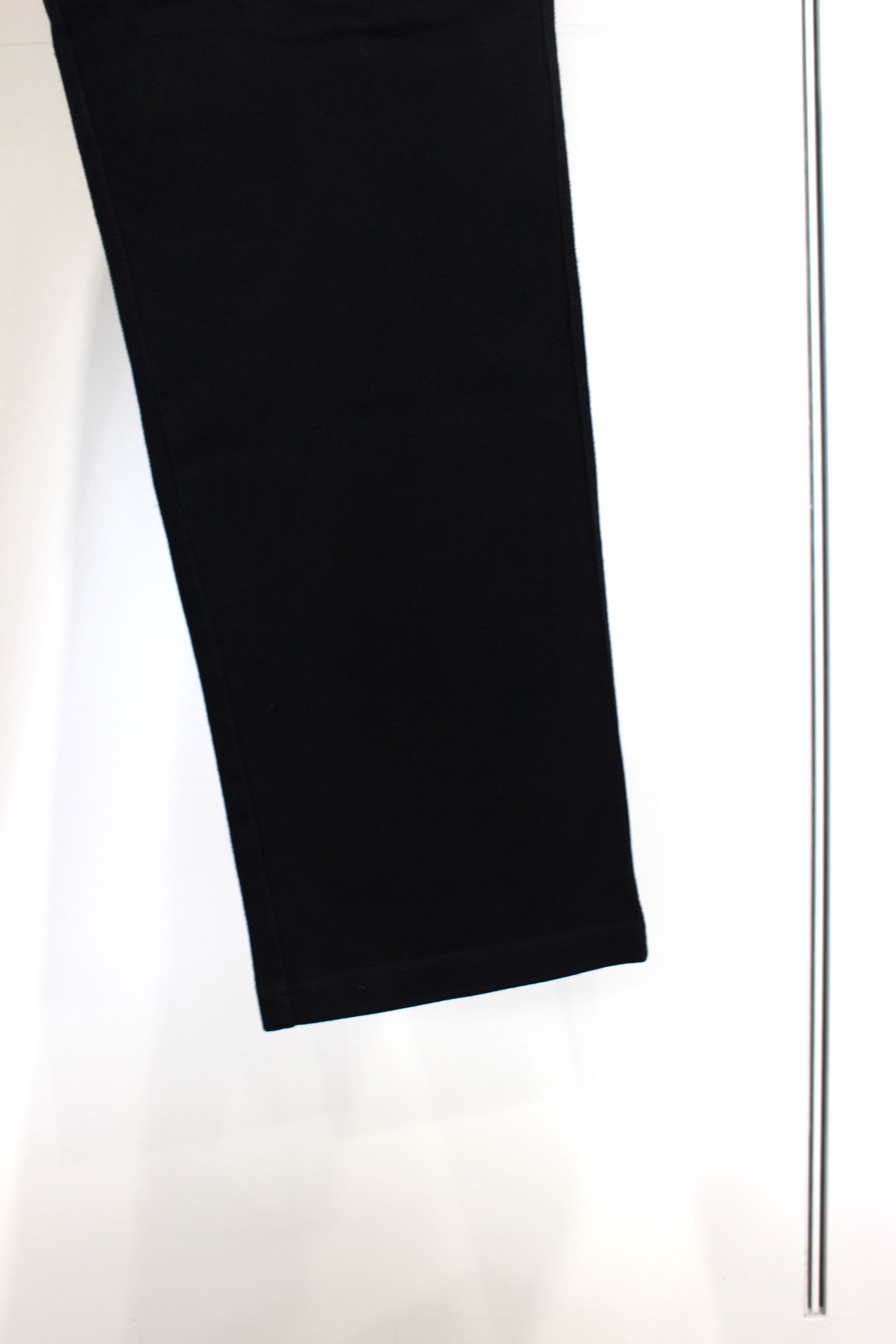 CURLY&Co. - DENIM 1TUCK EZ TAPERED SLACKS -overdyed-/BLACK