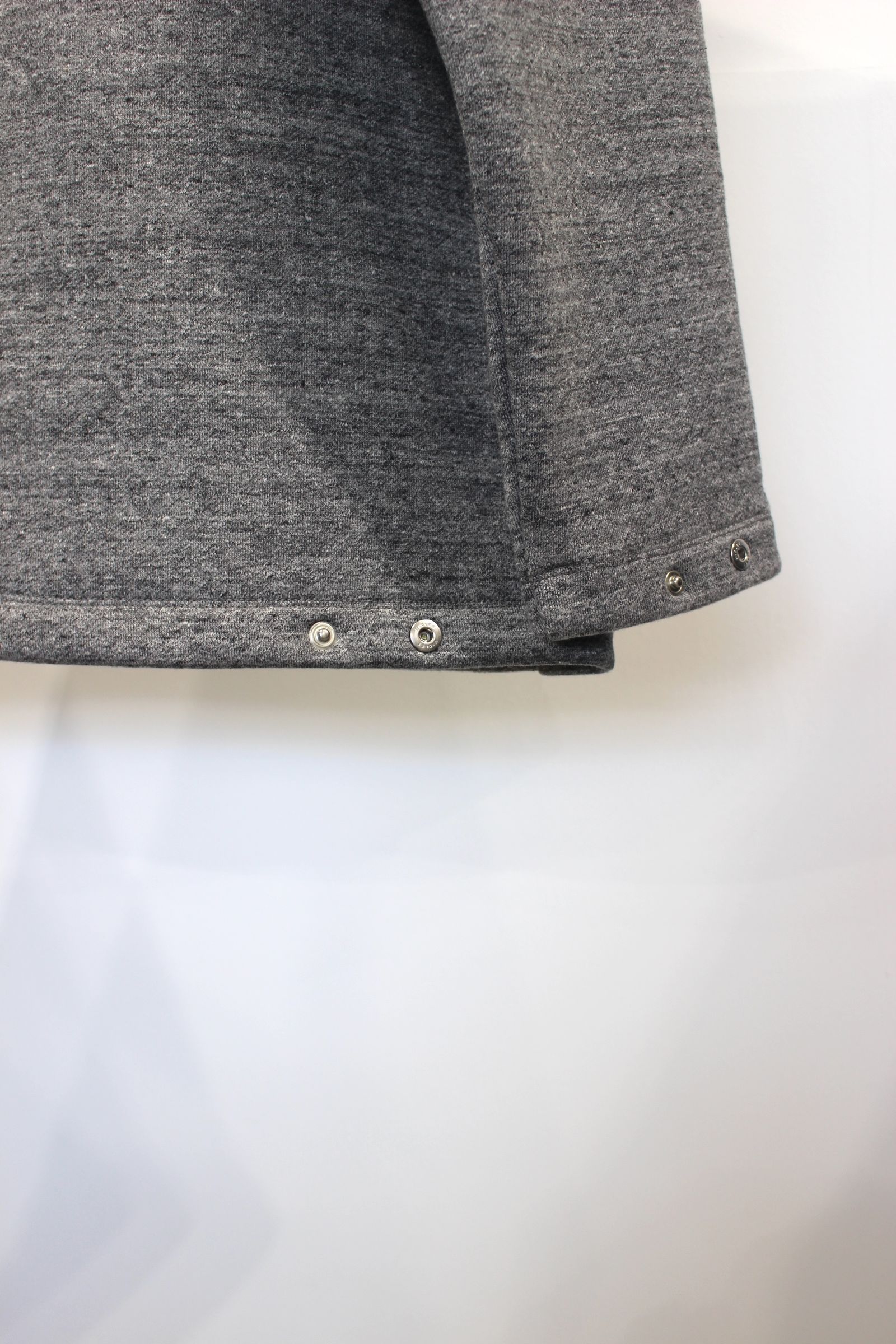 RAFFY SNAP BUTTON CARDIGAN -brushed- | CHARCOAL | カーディガン