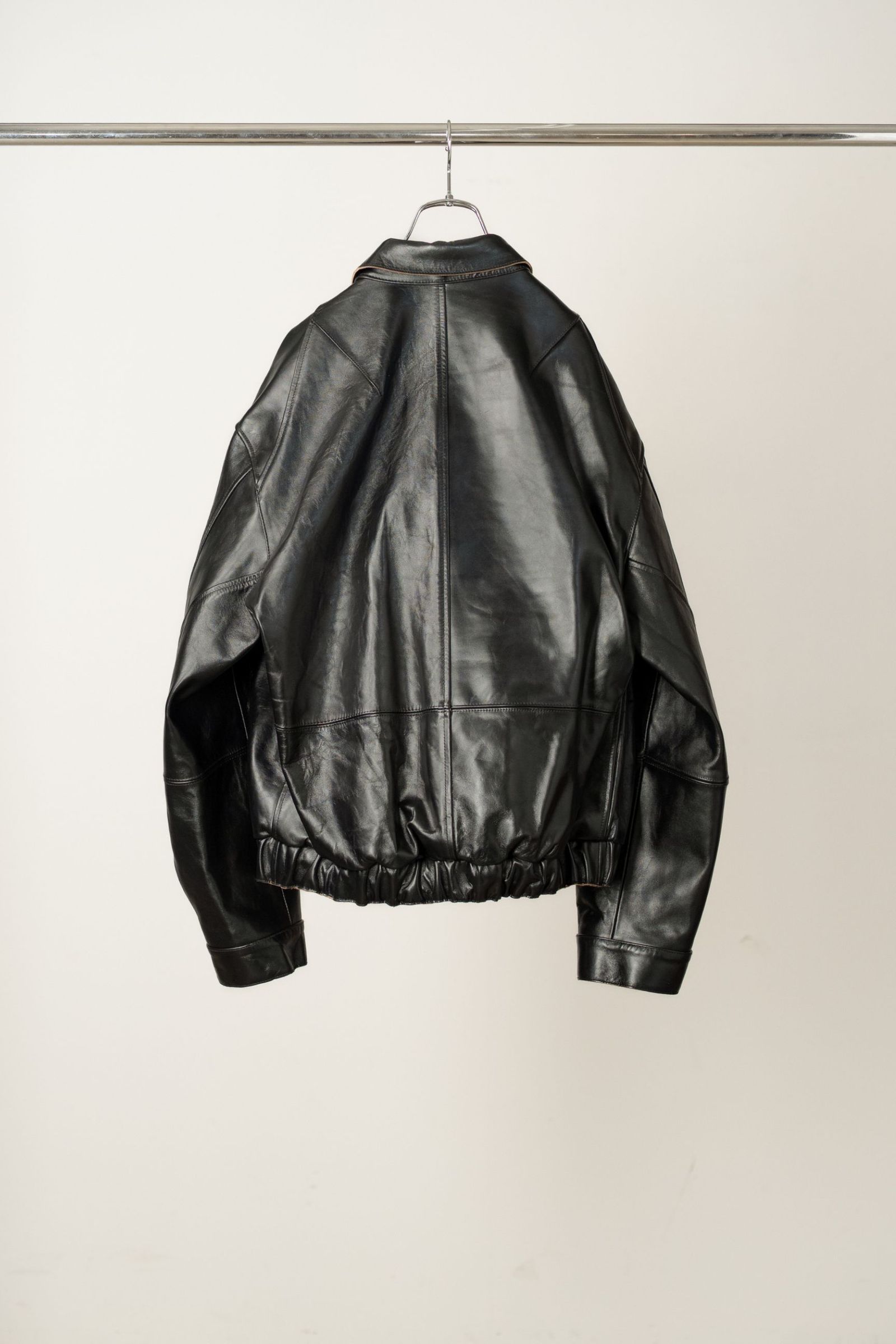 H.L TUCK JACKET | BLACK | レザージャケット
