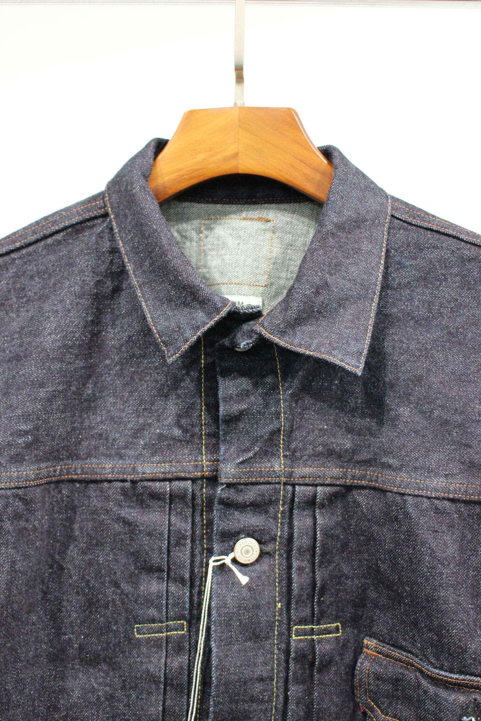 HYPER BIG "1ST" KIBATA SHUTTLE DENIM JACKET/NAVY