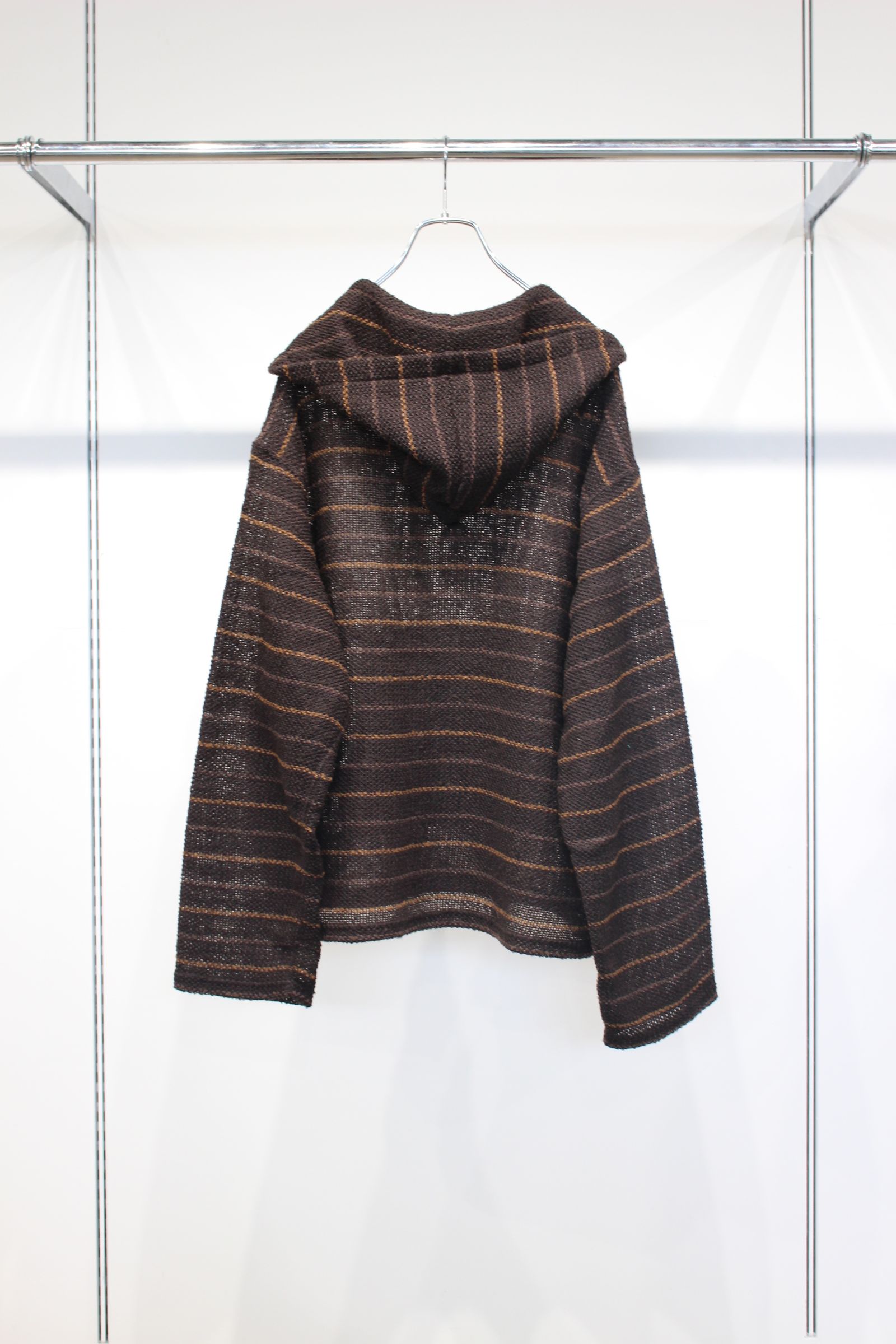 [ラスト1点] CUT BORDER HOODIE | BLACK | フーディー
