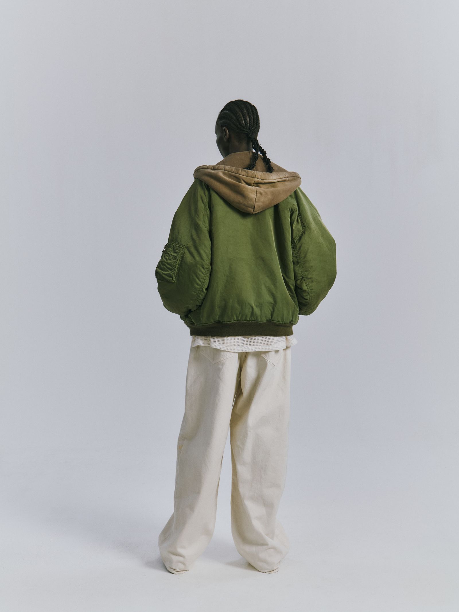 AGING BOMBER JACKET | KHAKI | ボンバージャケット
