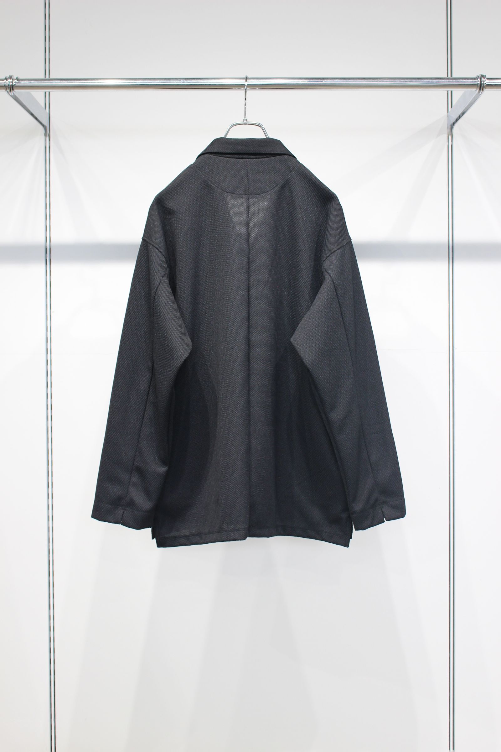 AIR PIQUE SHIRT JACKET | BLACK | シャツジャケット