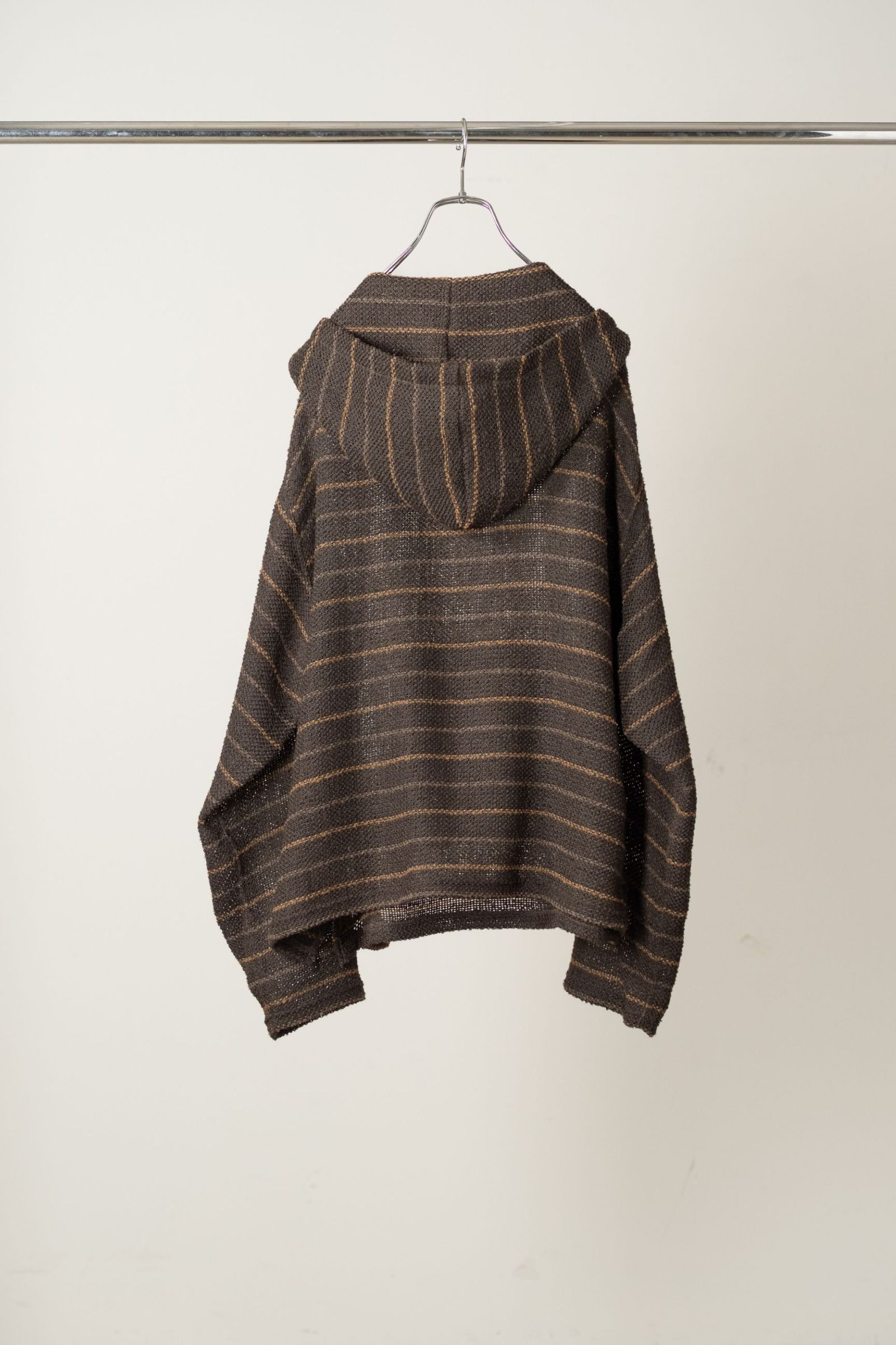 [ラスト1点] CUT BORDER HOODIE | BLACK | フーディー