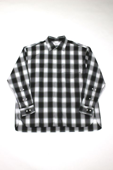 FRONT FLY SHIRT/チェックシャツ