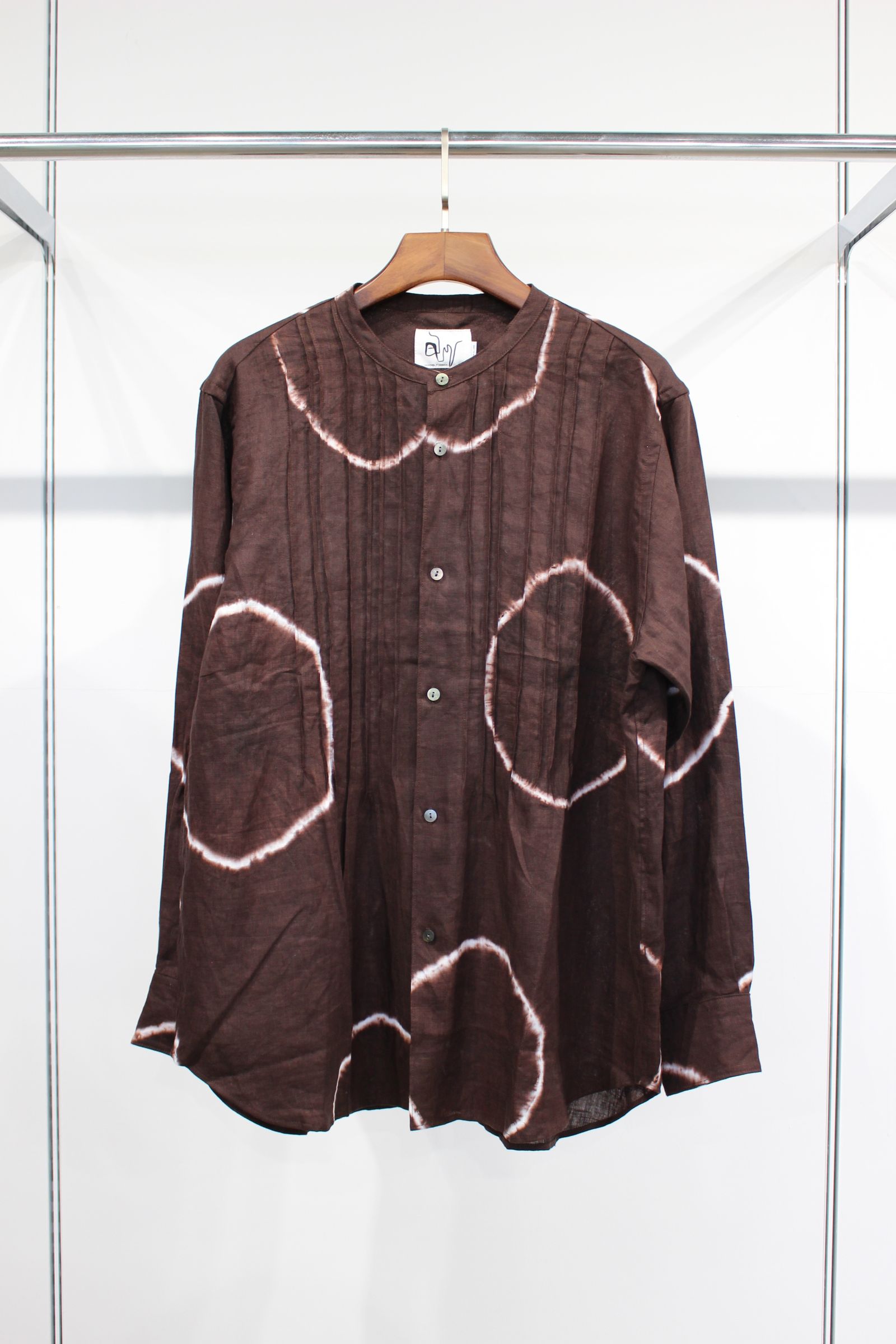 PIN TUCK LINEN SHIRTS/シャツ