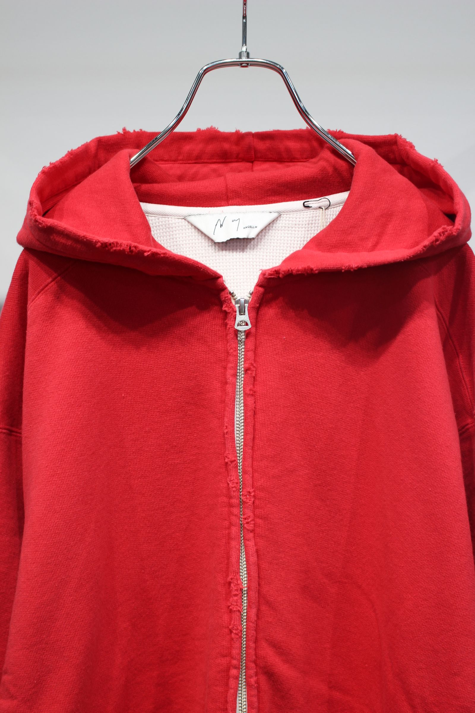 ZIP UP HOODIE | RED | ジップフーディー