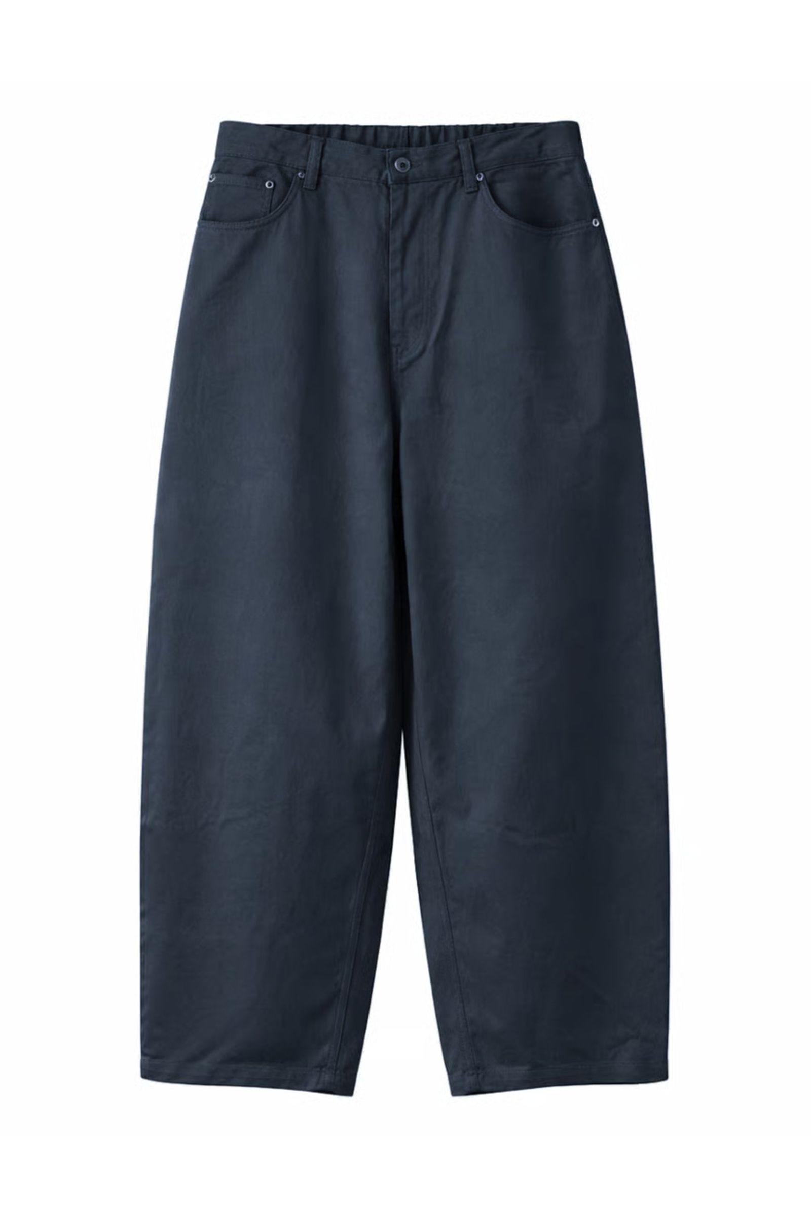 Clear Twill Crescent Wide 5-Pocket Trousers | NAVY | 5ポケットパンツ