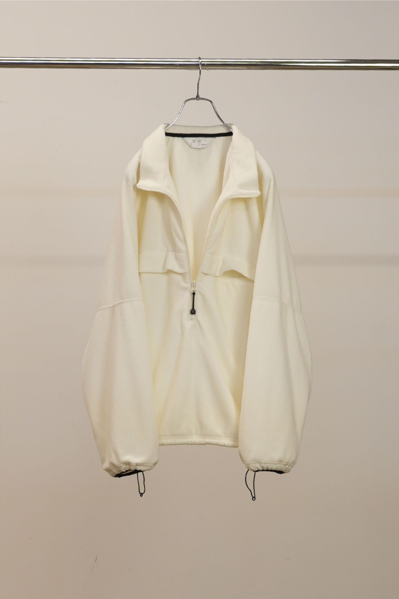KIMONO ZIP FLEECE | WHITE | フリース