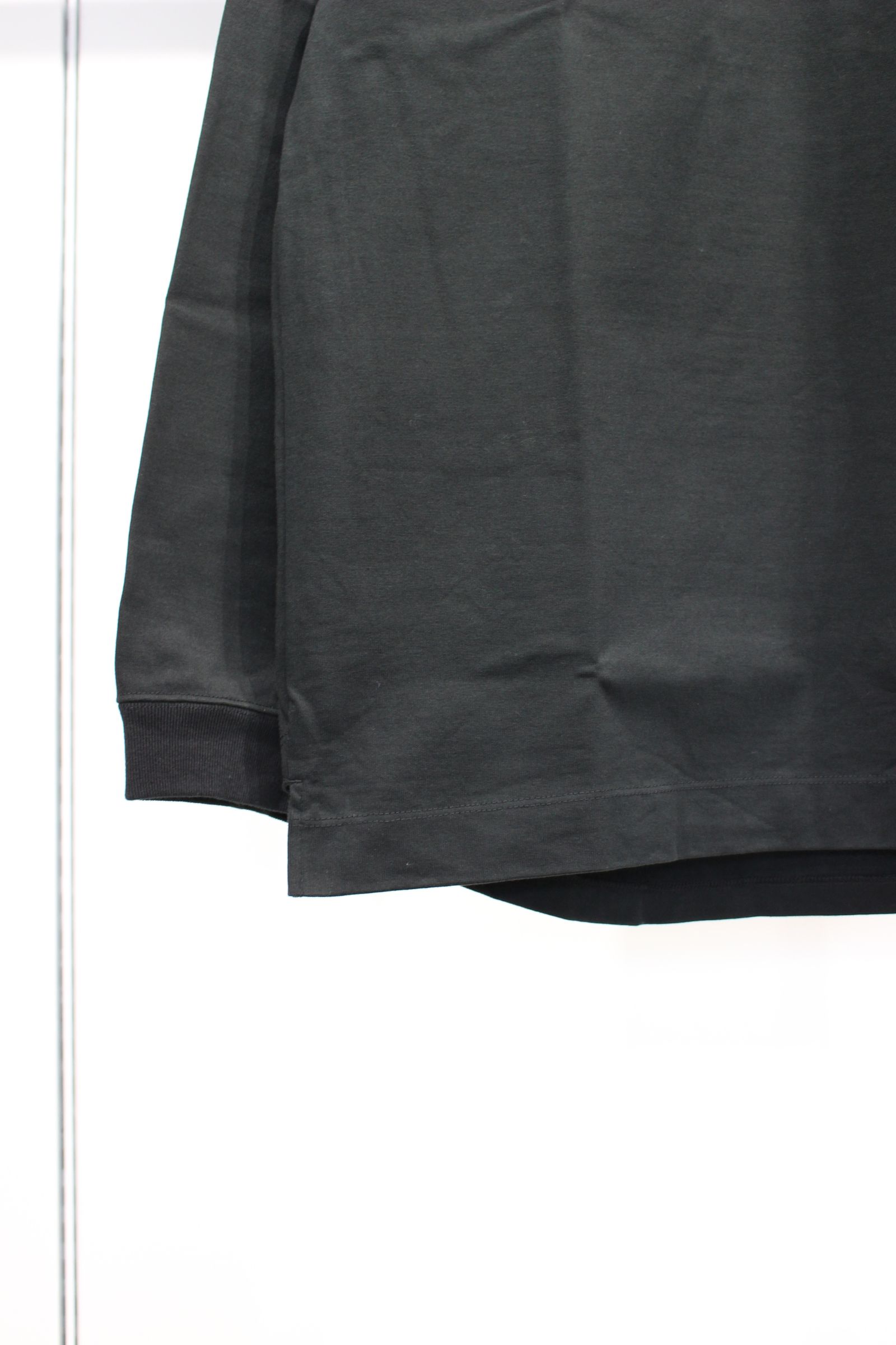HEAVY PLATING TEE L/S/BLACK