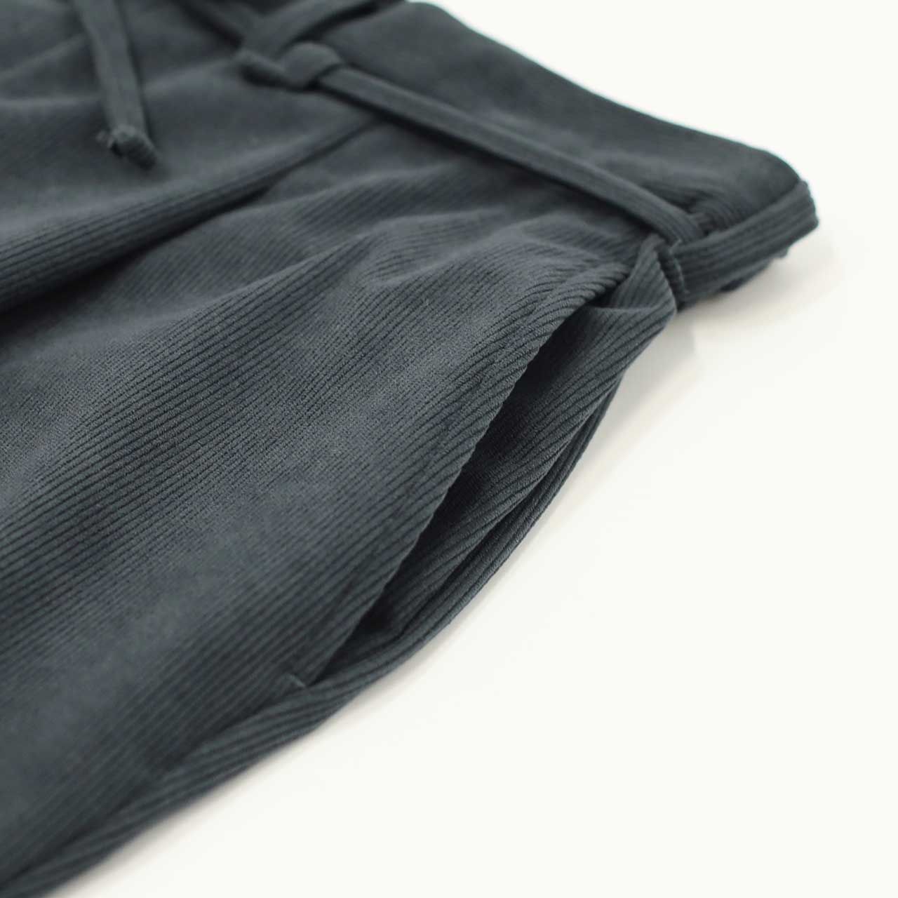 TRICOT CORDUROY PANTS | CADET BLUE | ポリエステルコーデュロイ