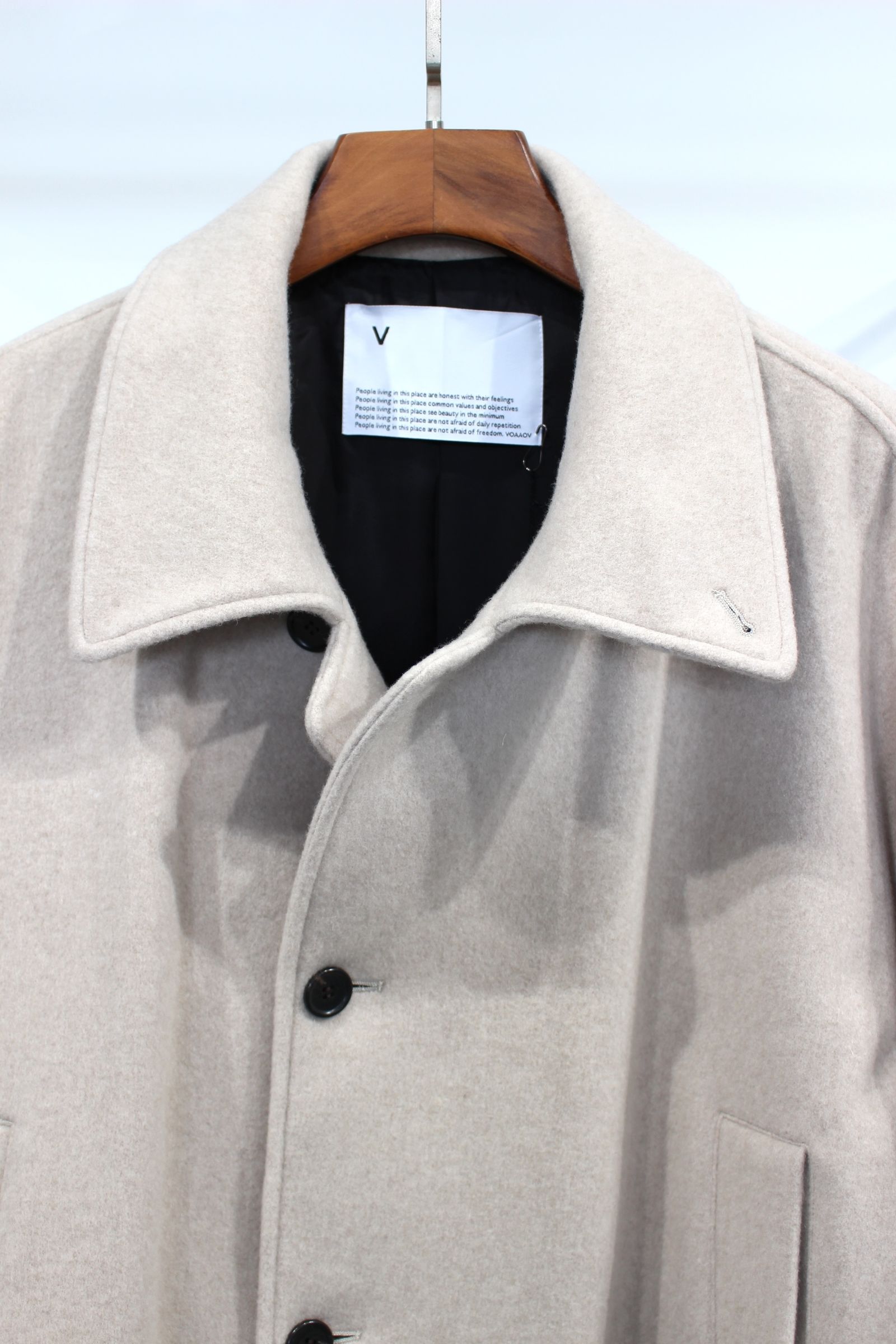 SUPER 100 WOOL BEABER Work Blouson | ECRU | ワークブルゾン