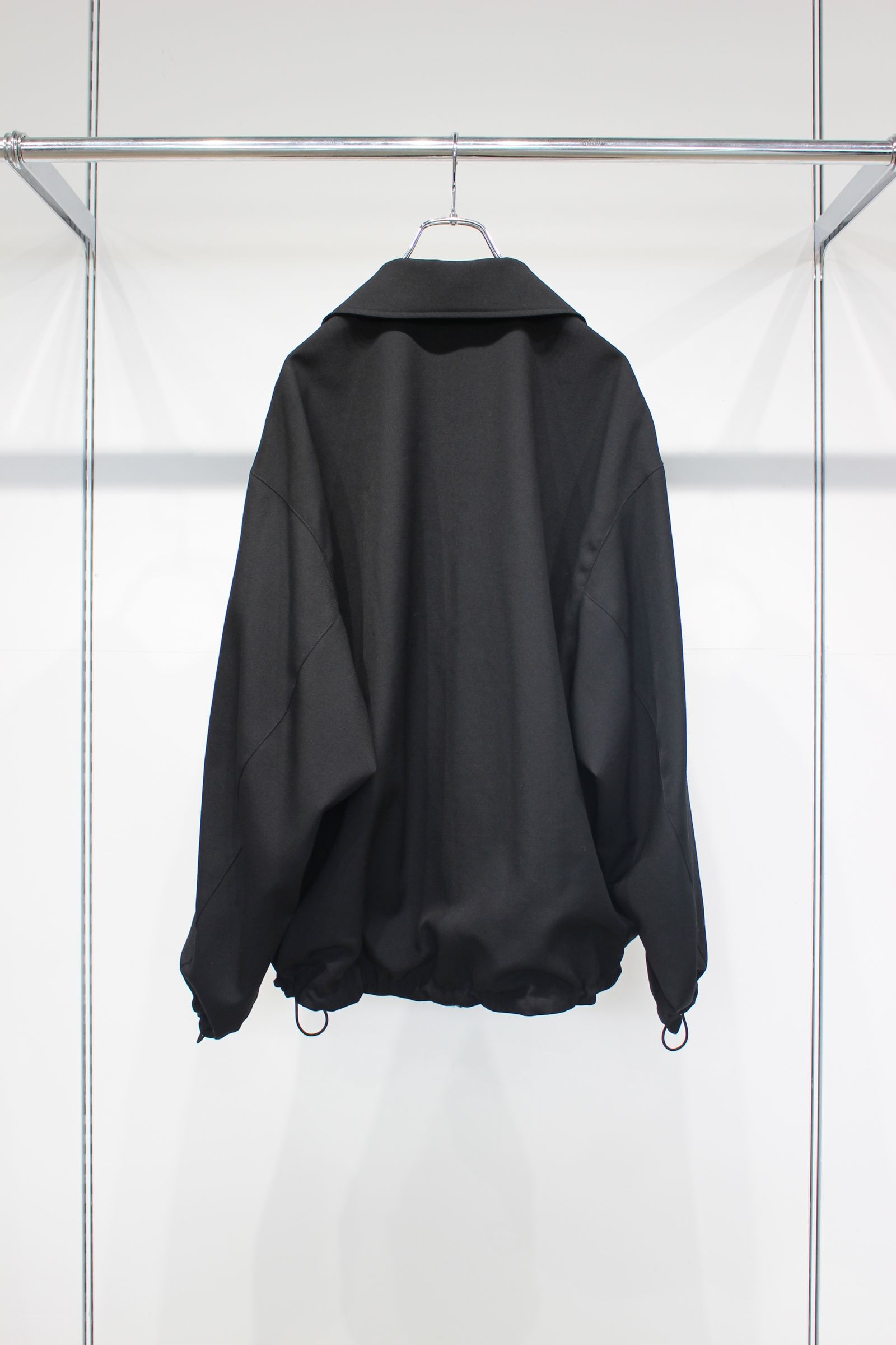 BISHU OLD WOOL GABARDINE Zip Blouson | BLACK | アウター