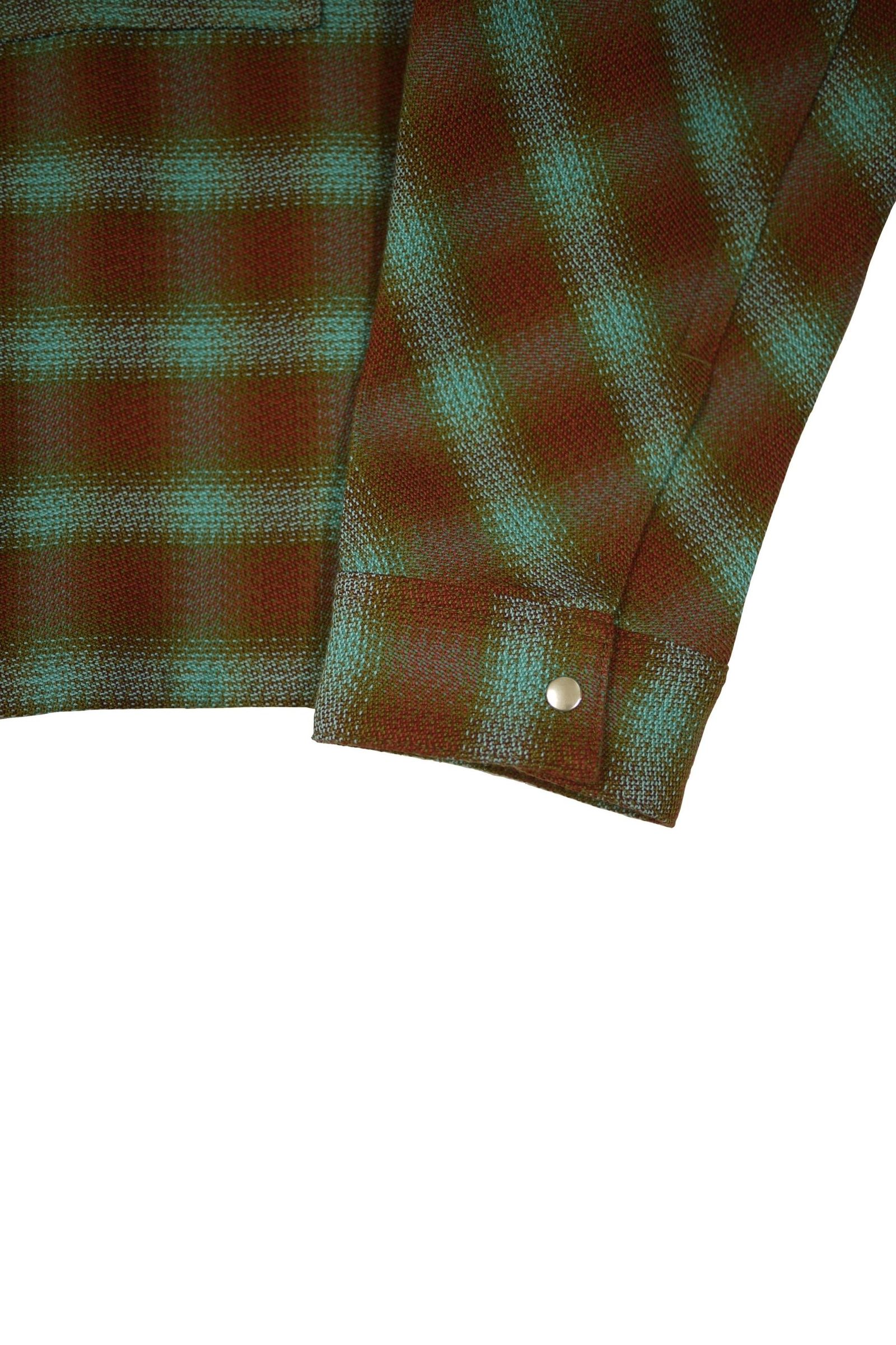 OMBRE SNAP BUTTON SHIRT/OMBRE