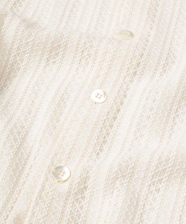 LACE SHIRT/シャツ/アイボリー