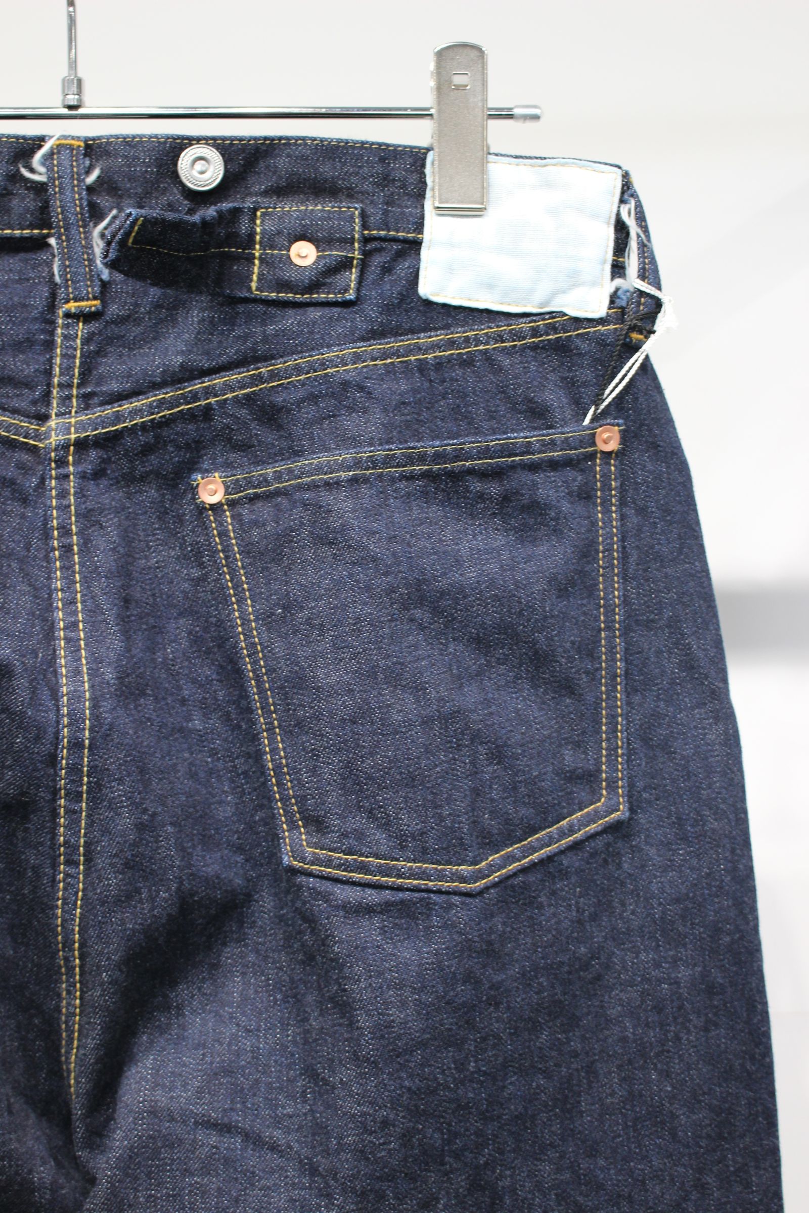 NATURAL INDIGO SHUTTLE DENIM SINGLE NEEDLE 201 No2 JEANS | NAVY | デニムパンツ