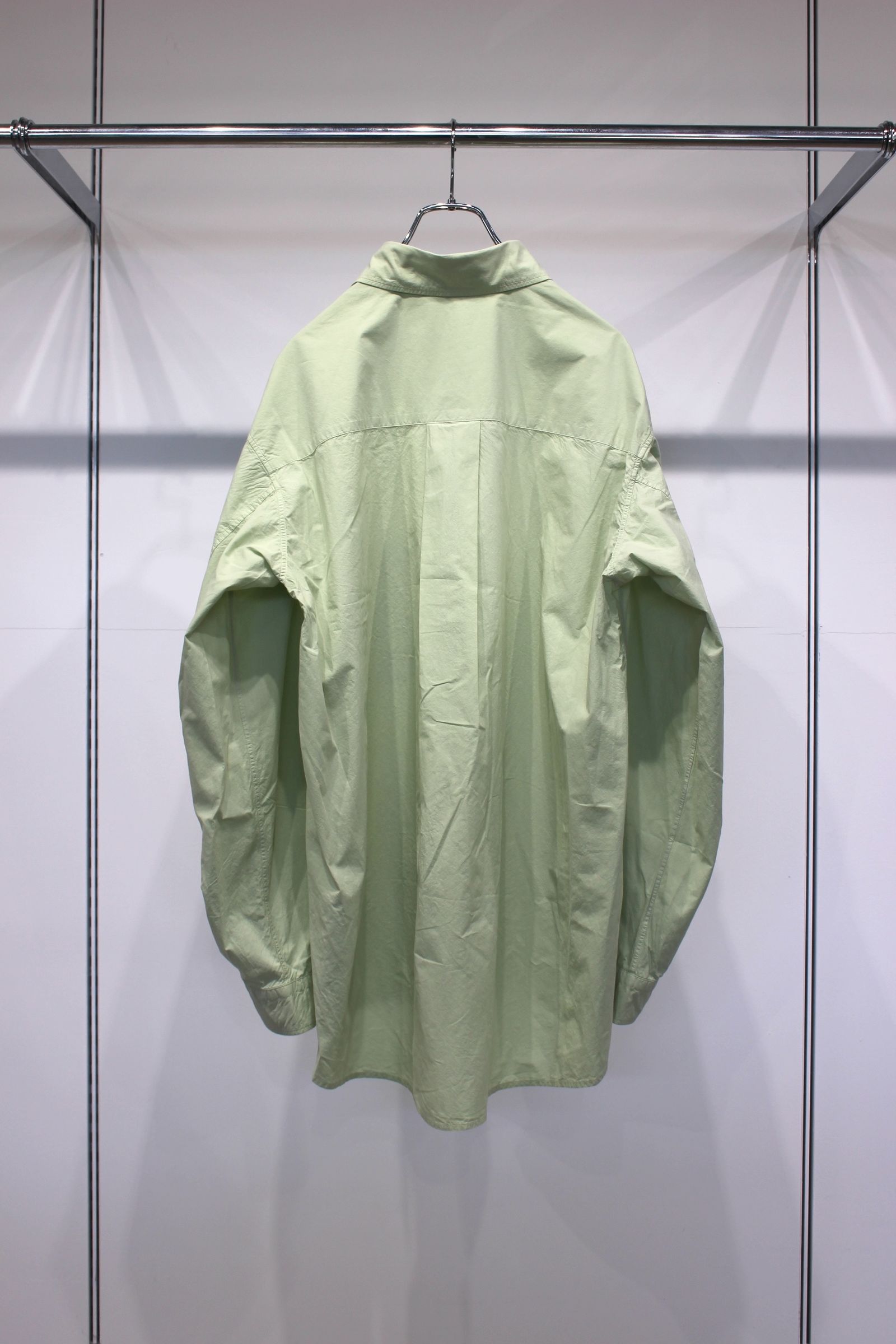 [ラスト1点] SHRINK OVER SHIRT | GRAYMINT | シャツ