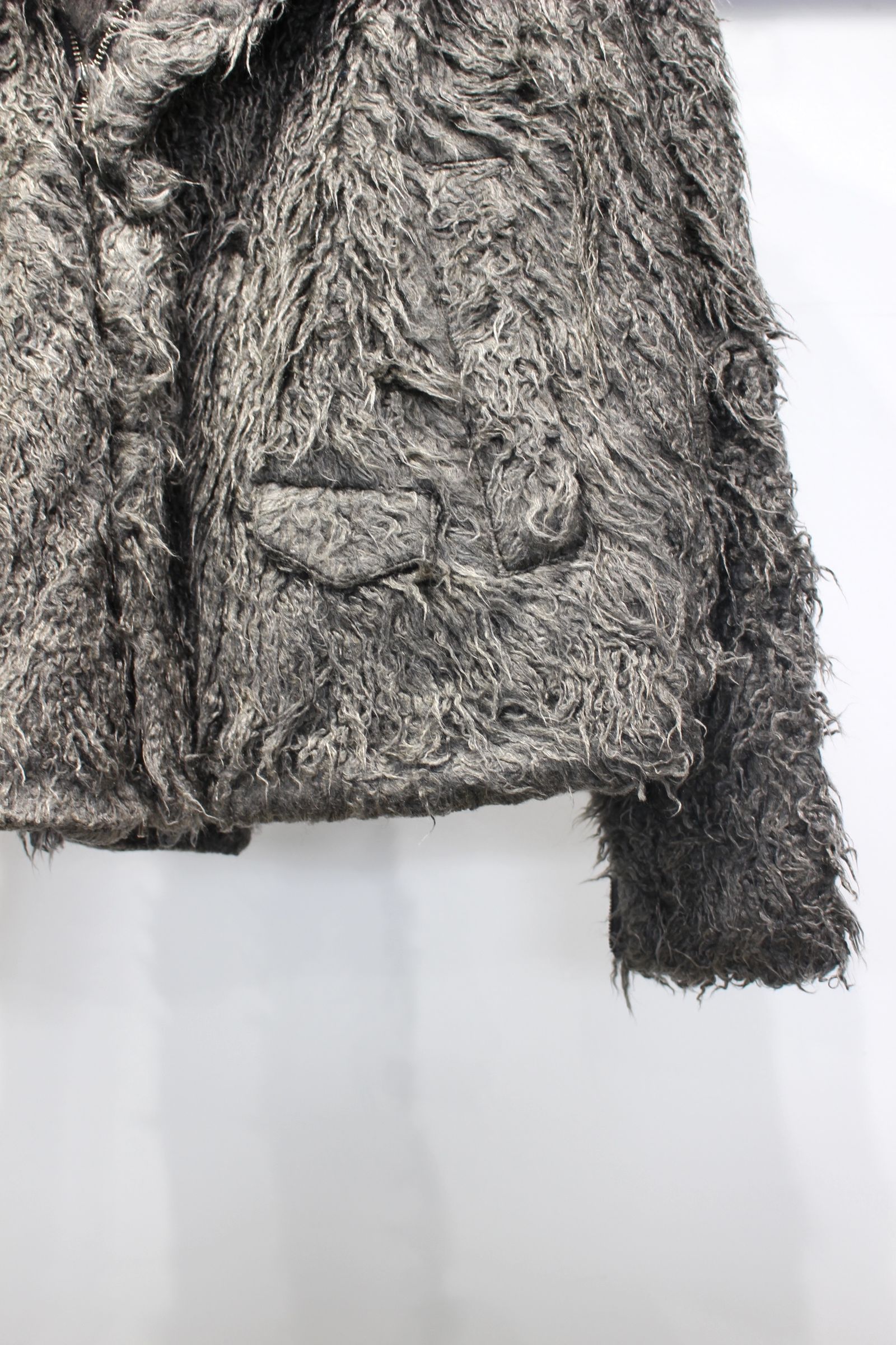 SHAGGY RIDERS JACKET | GREY | ライダースジャケット