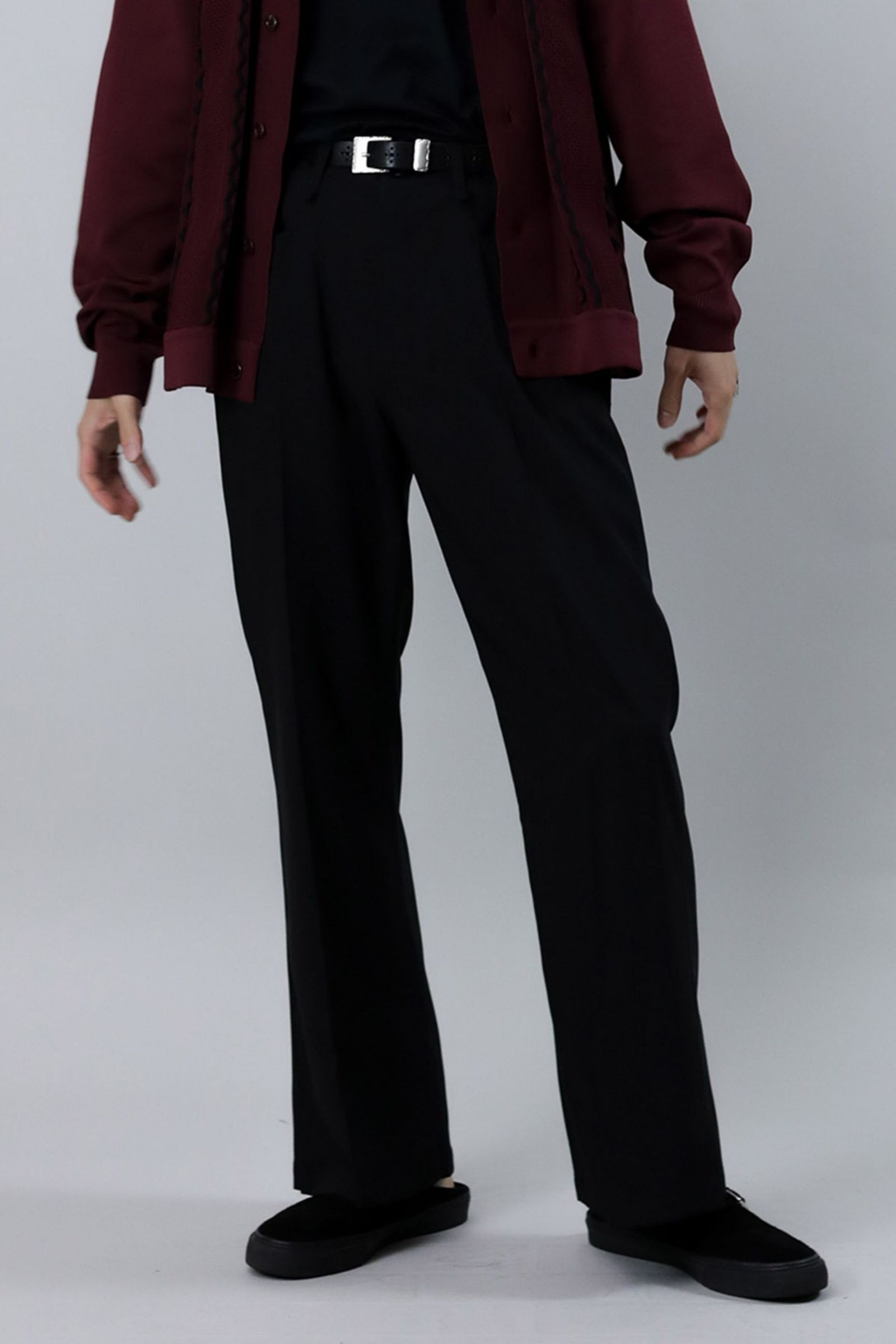 PE WEATHER STRECH FLARE PT/フレアパンツ