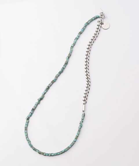 SWITCHING BEADS NECKLACE | TURQUOISE | ネックレス