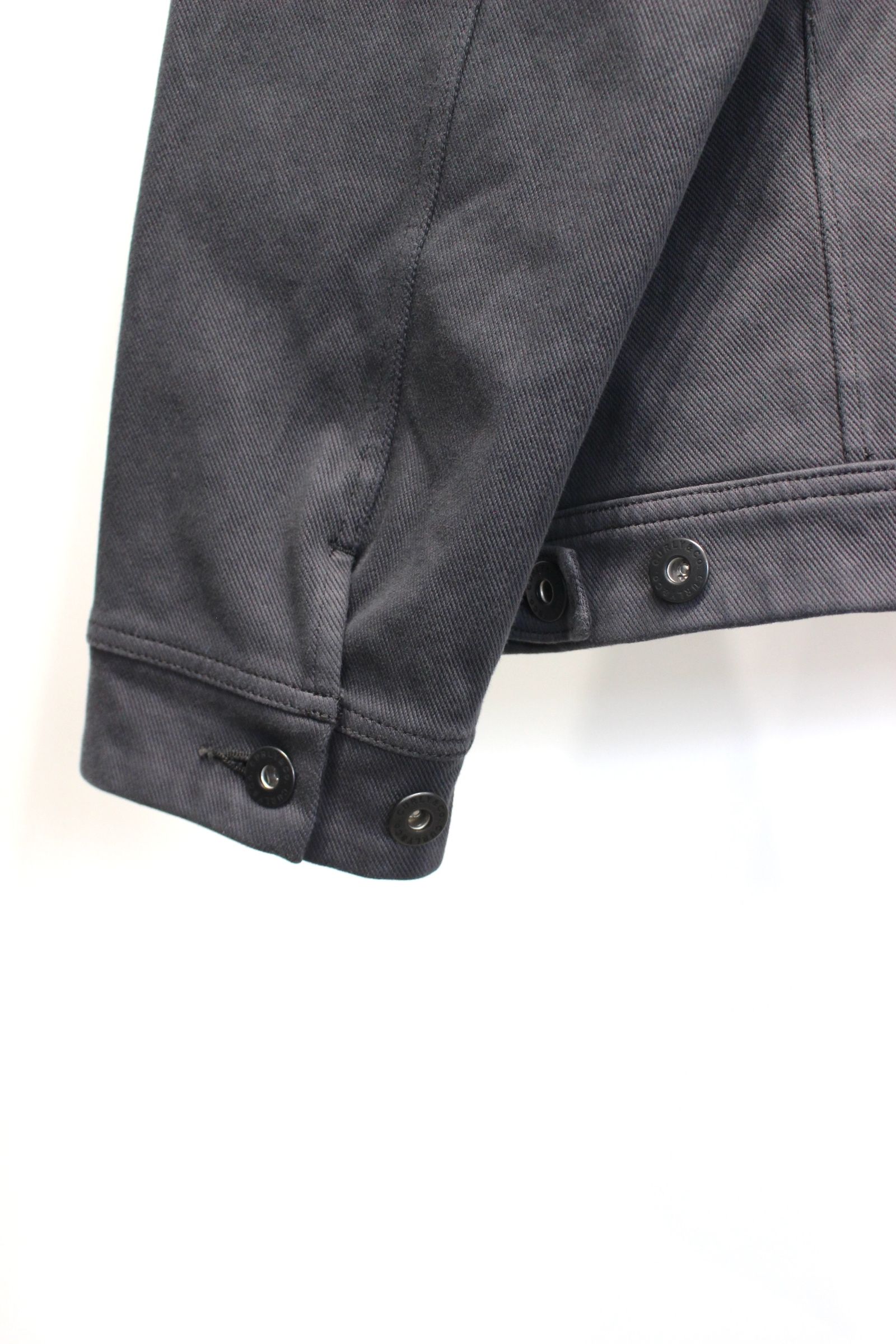 DENIM TRUCKER JACKET -slate gray- | SLATE GRAY | ニットデニム