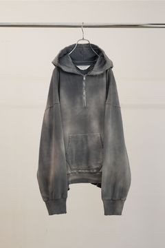 LIGHT LOOP ZIP HOODIE | GRAY | ジップパーカー