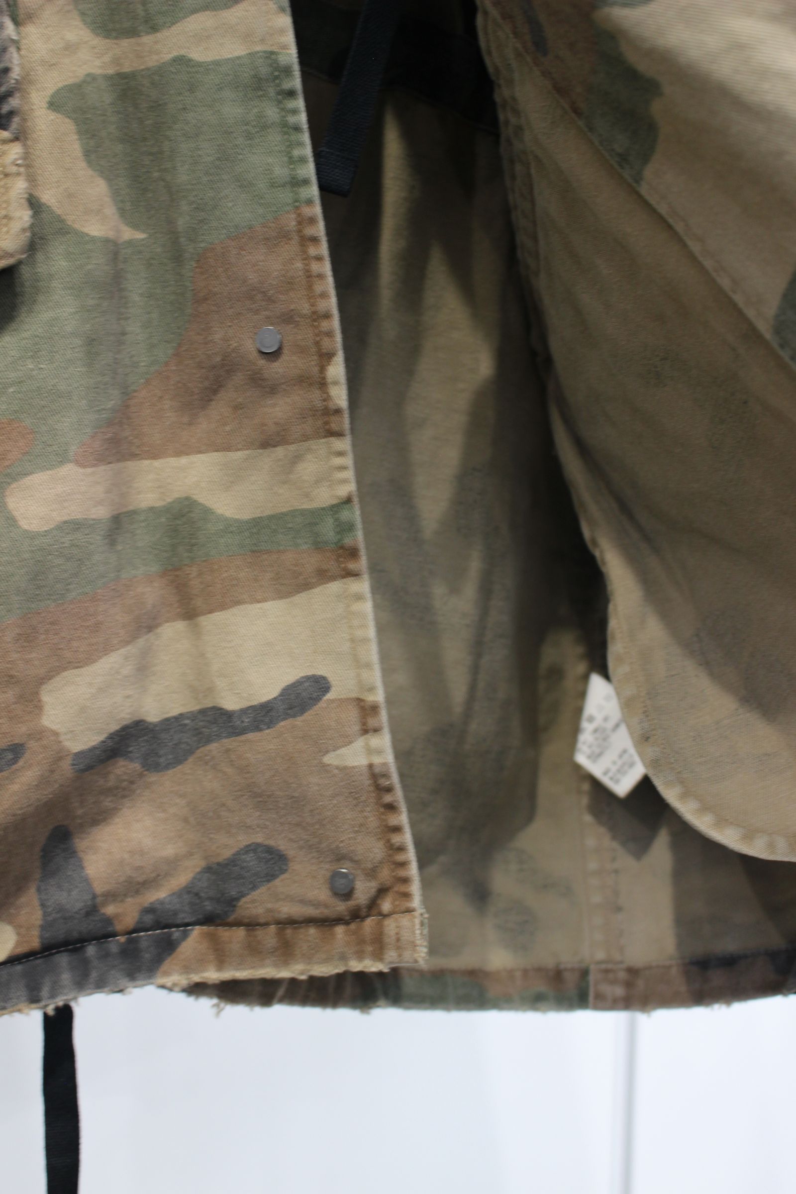 CAMO OVER HOODIE | WOODLAND | 迷彩ジャケット