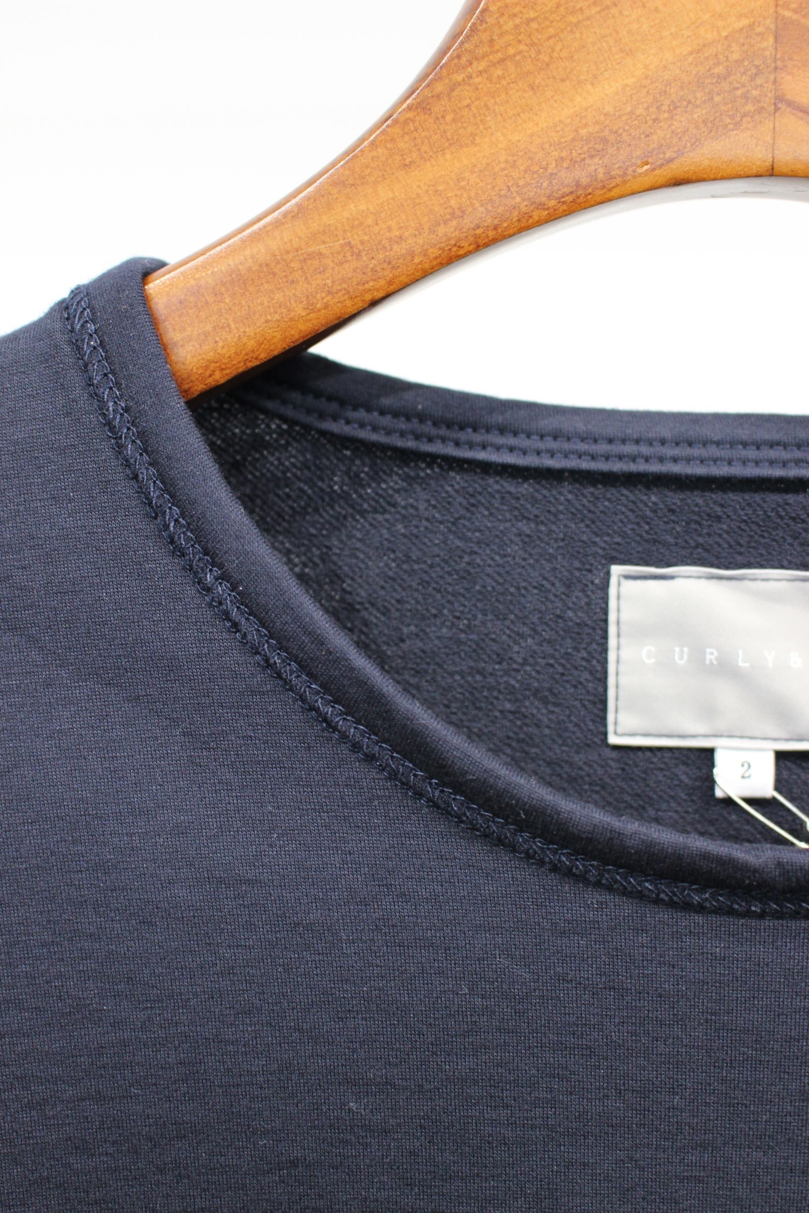 COMPACT FRENCH TERRY Q/S TEE | NAVY | カットソー