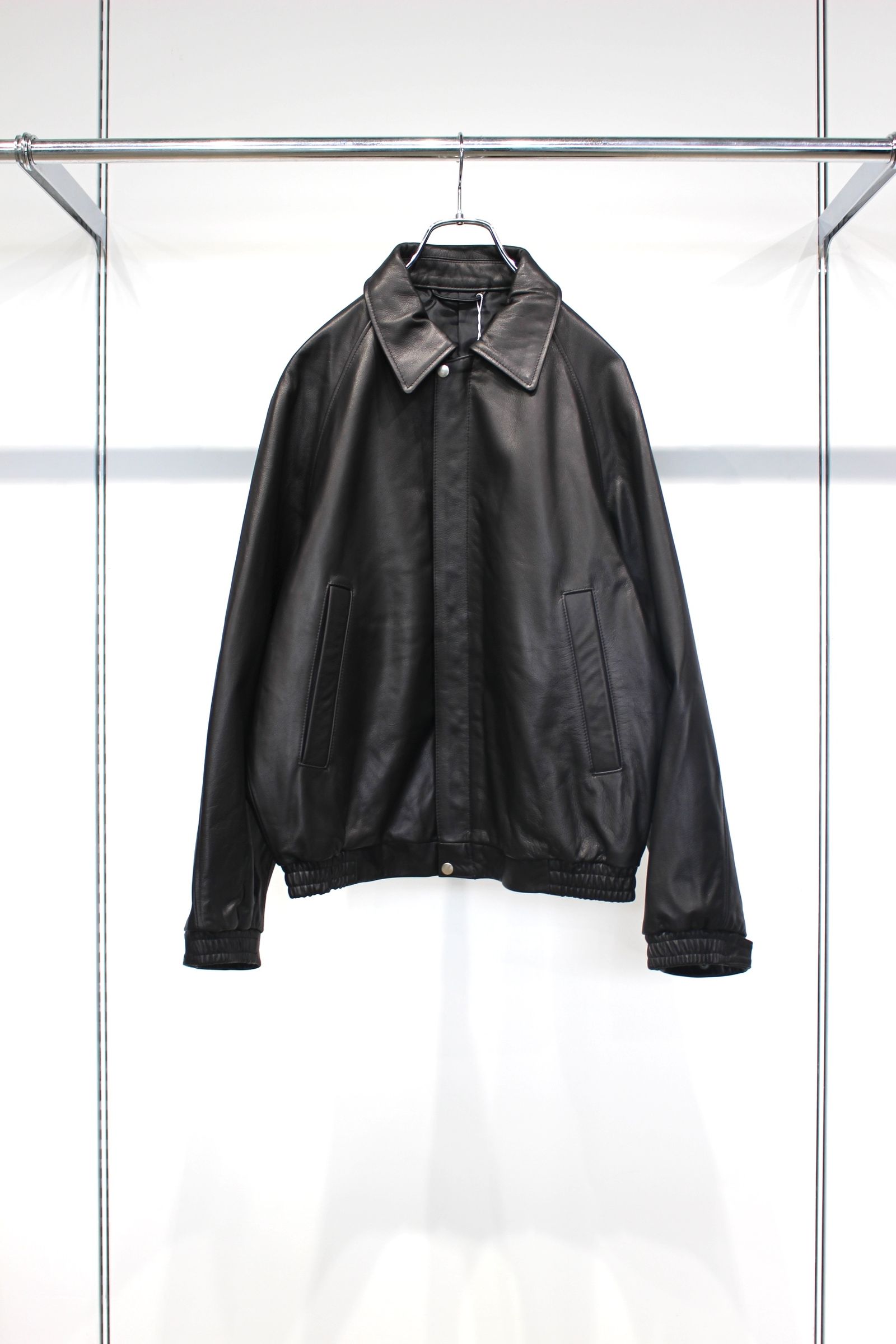 ジャケット・アウター UNIVERSAL PRODUCTS. LEATHER BROUSON 3 UNIVERSAL PRODUCTS - LEATHER BROUSON / BLACK | Stripe Online