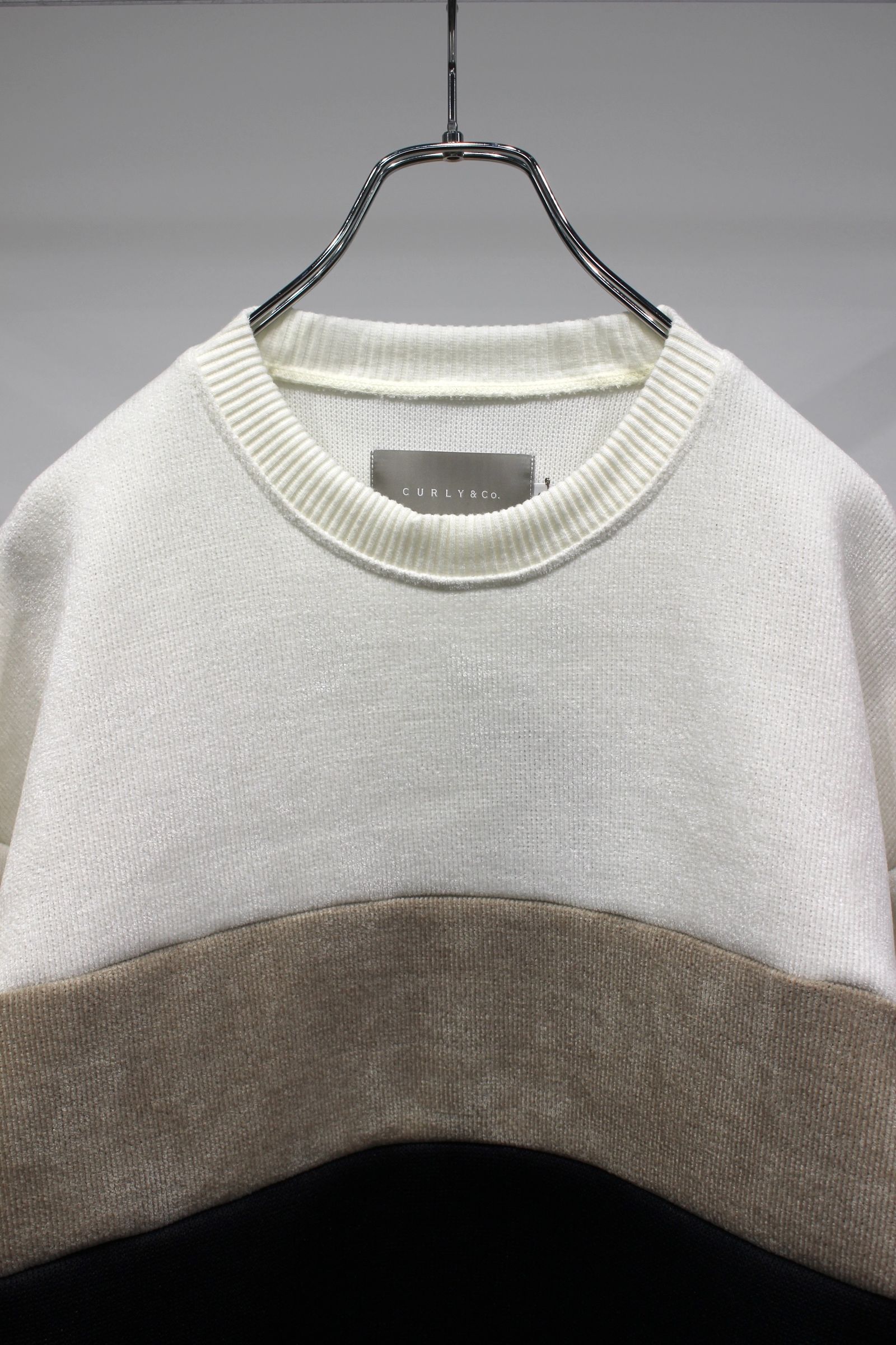 TRICOLOR VINTAGE P/O | SNOW | クルーネックプルオーバー