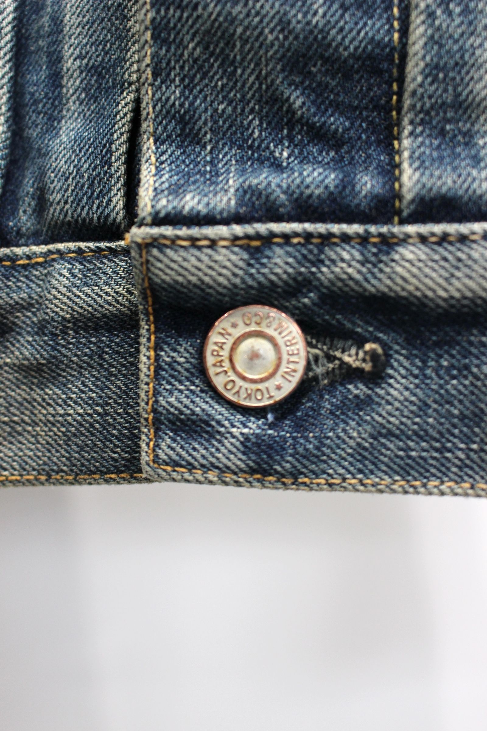 [ラスト1点] CLASSIC VINTAGE "2ND" SHUTTLE DENIM SIDE PANEL JACKET | C.NAVY | デニムジャケット