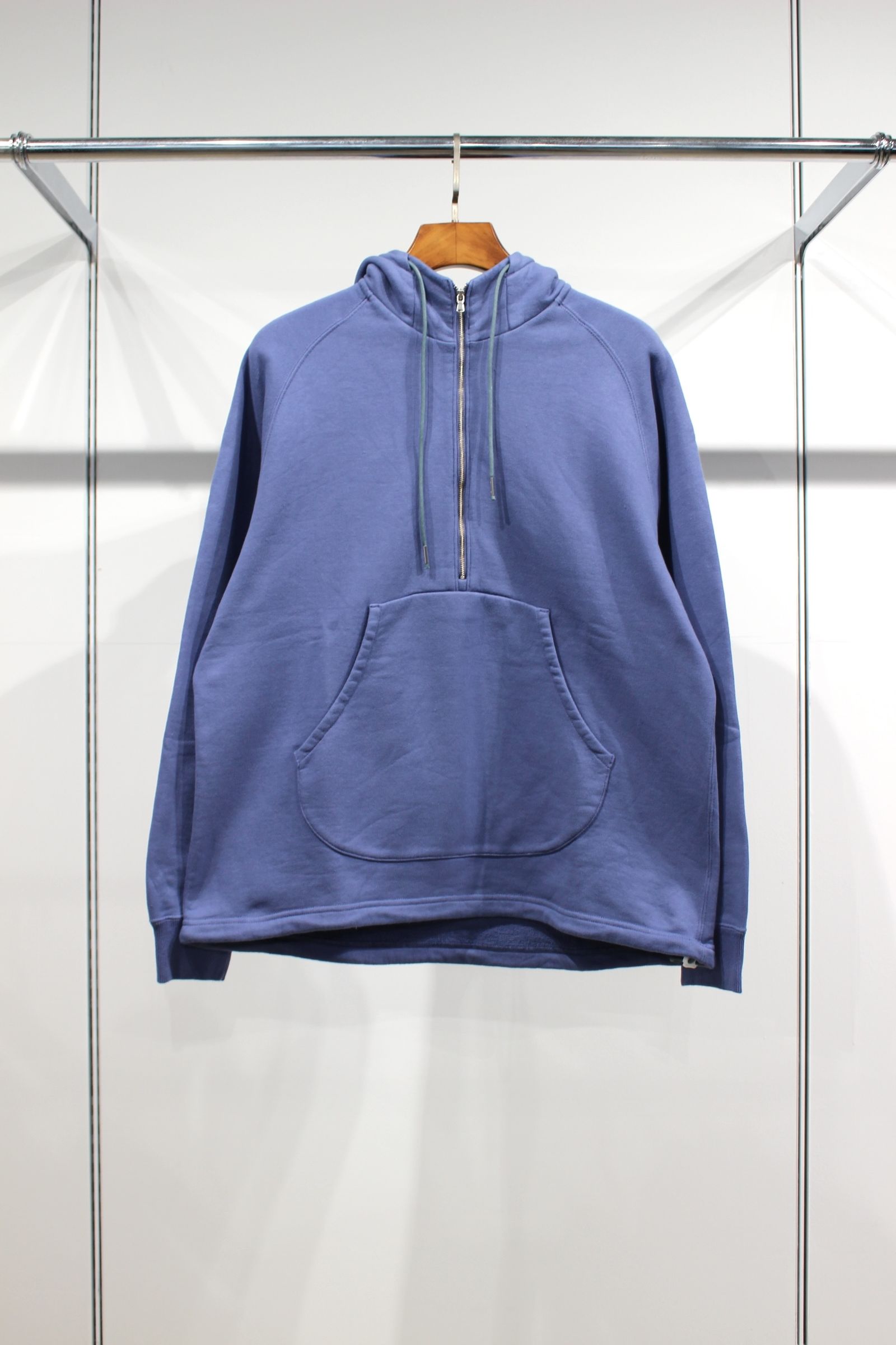 CURLY - SHANKAR HOODED ZIP P/O/SMOKE BLUE | NapsNote