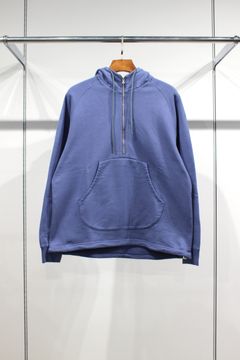 [ラスト1点] SHANKAR HOODED ZIP P/O | SMOKE BLUE | パーカー